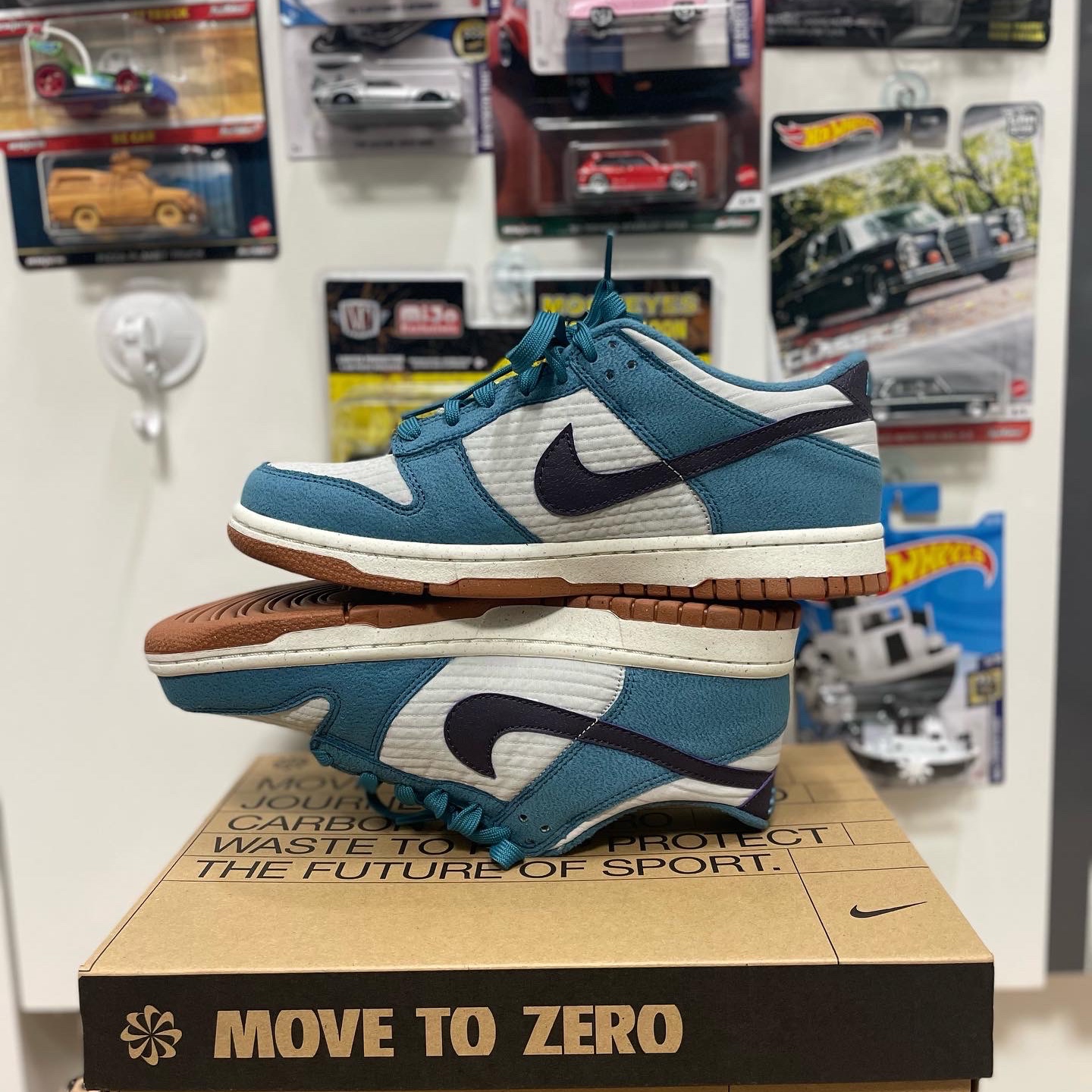 (GS) Nike Dunk Low SE Next Nature Riftblue 착용 스타일 - 3