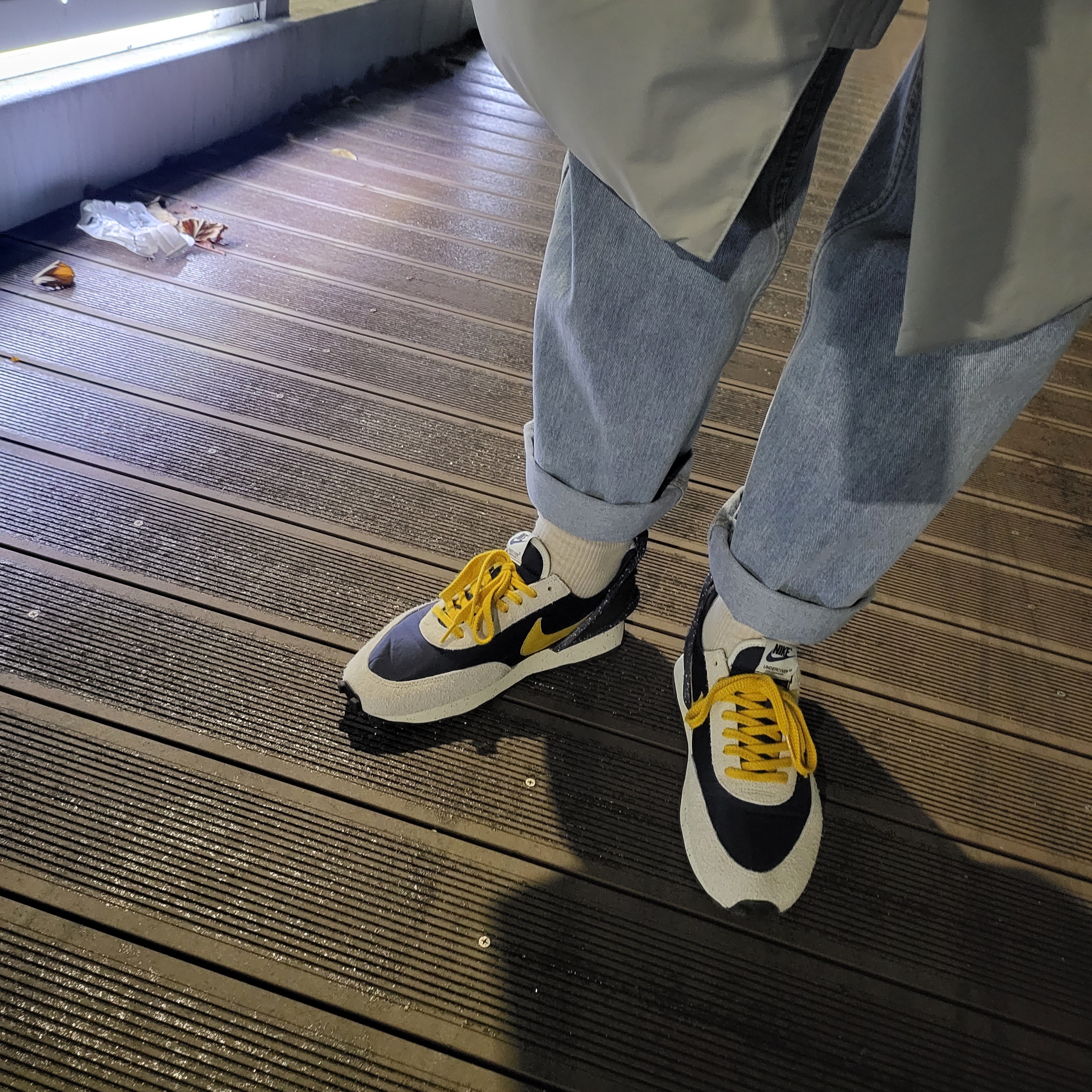(W) Nike x Undercover Daybreak Obsidian 착용 스타일 - 1