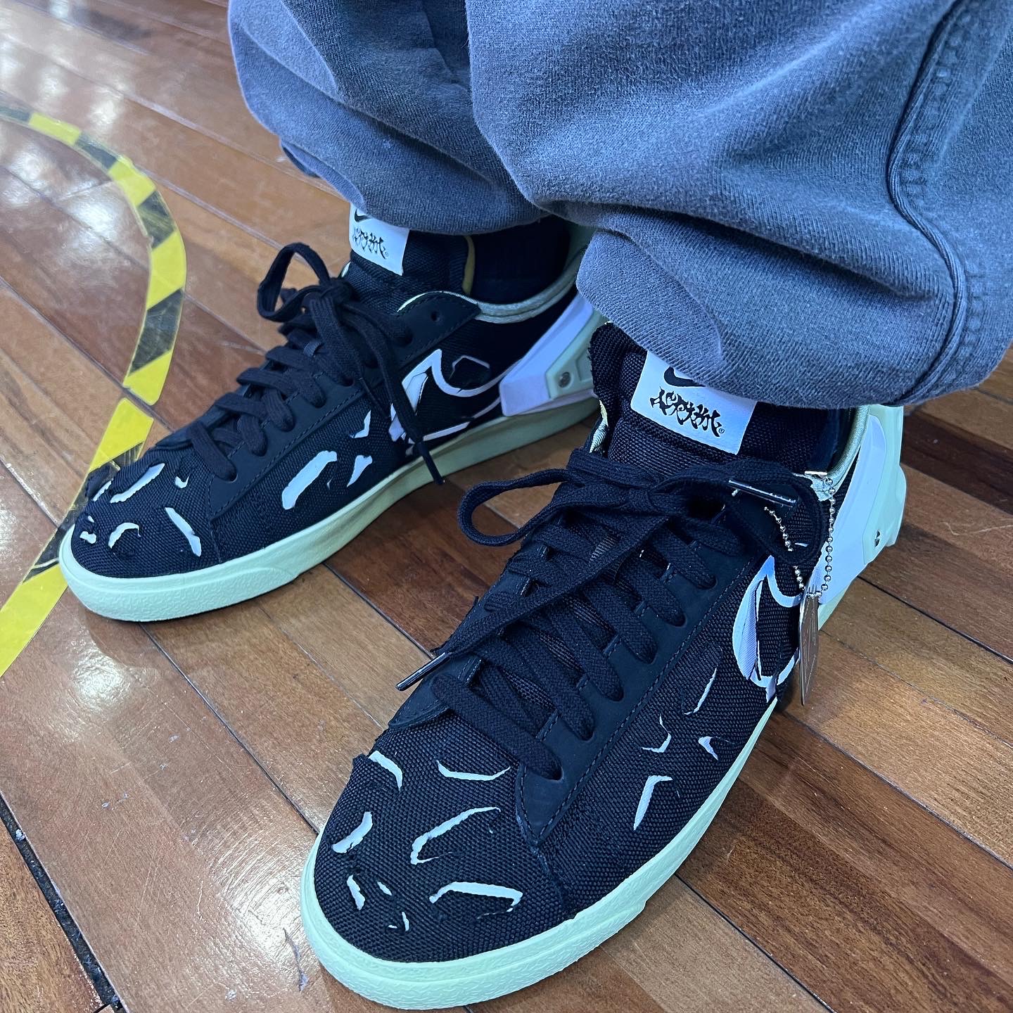 Nike x Acronym Blazer Low Black 착용 스타일 - 2