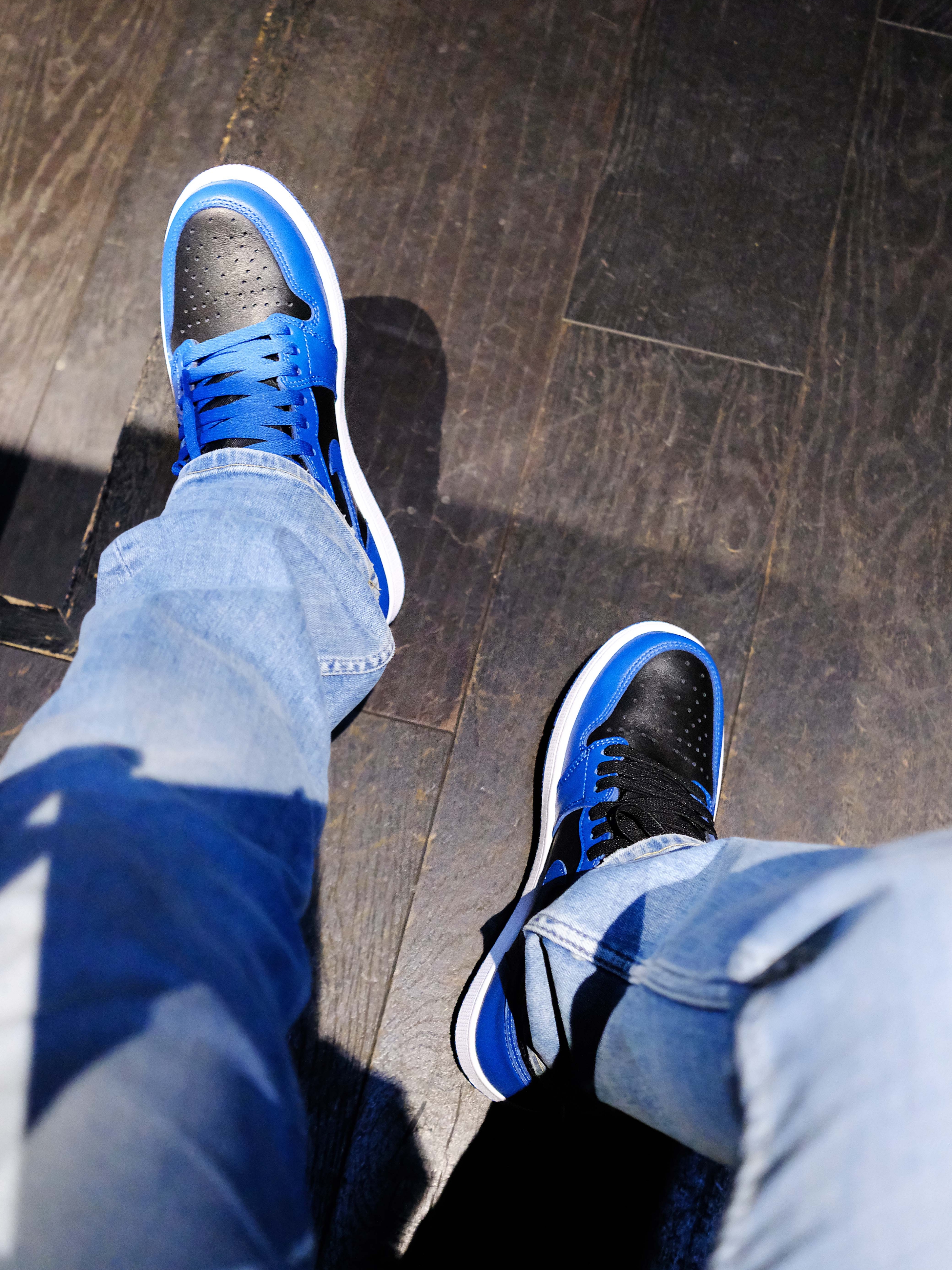 Jordan 1 Retro High OG Dark Marina Blue, (GS) Jordan 1 Retro High OG Dark Marina Blue 착용 스타일