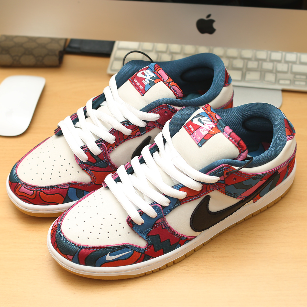Nike x Parra SB Dunk Low Pro Abstract Art 착용 스타일 - 5