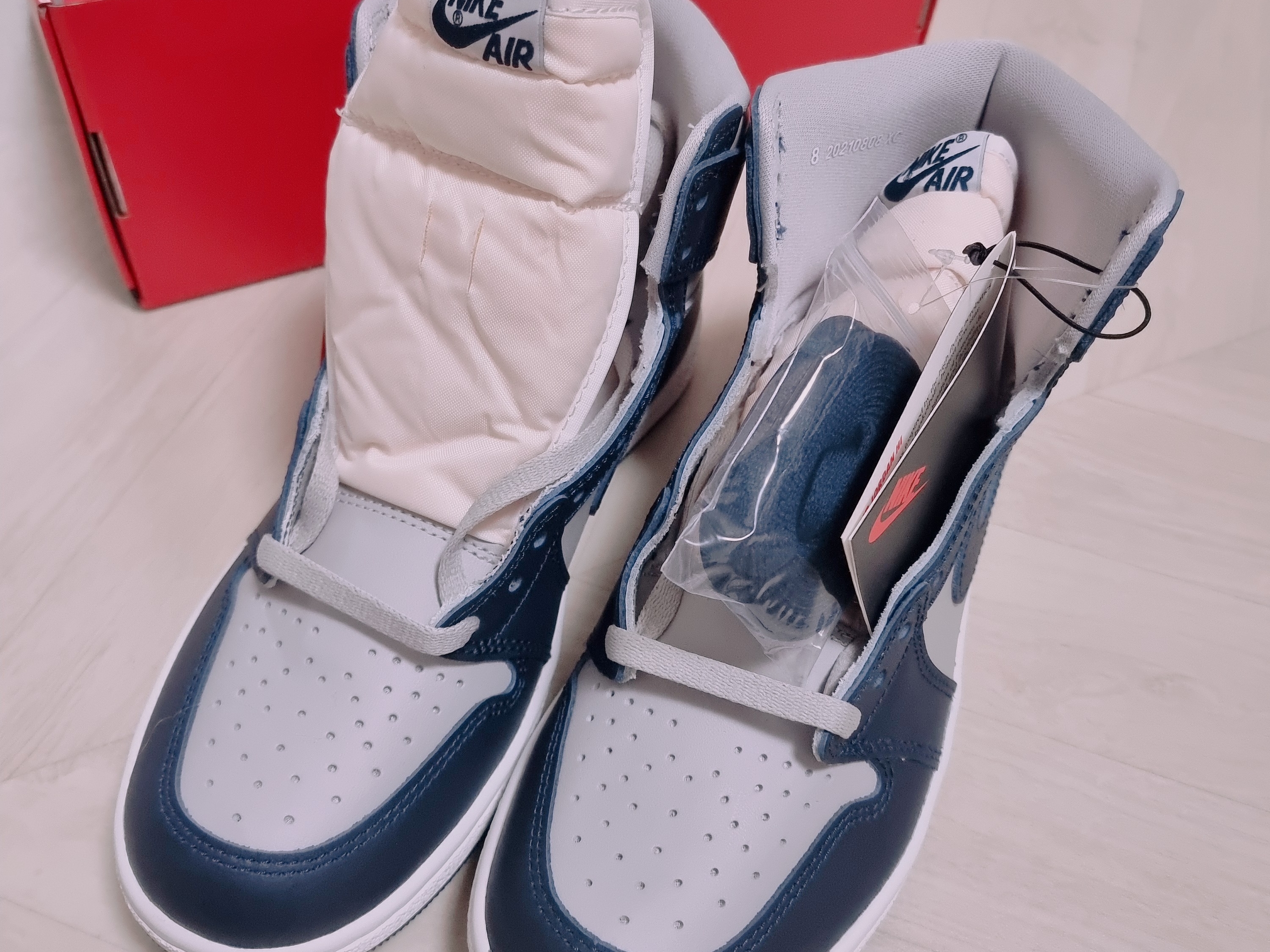 Jordan 1 High 85 College Navy 착용 스타일 - 2