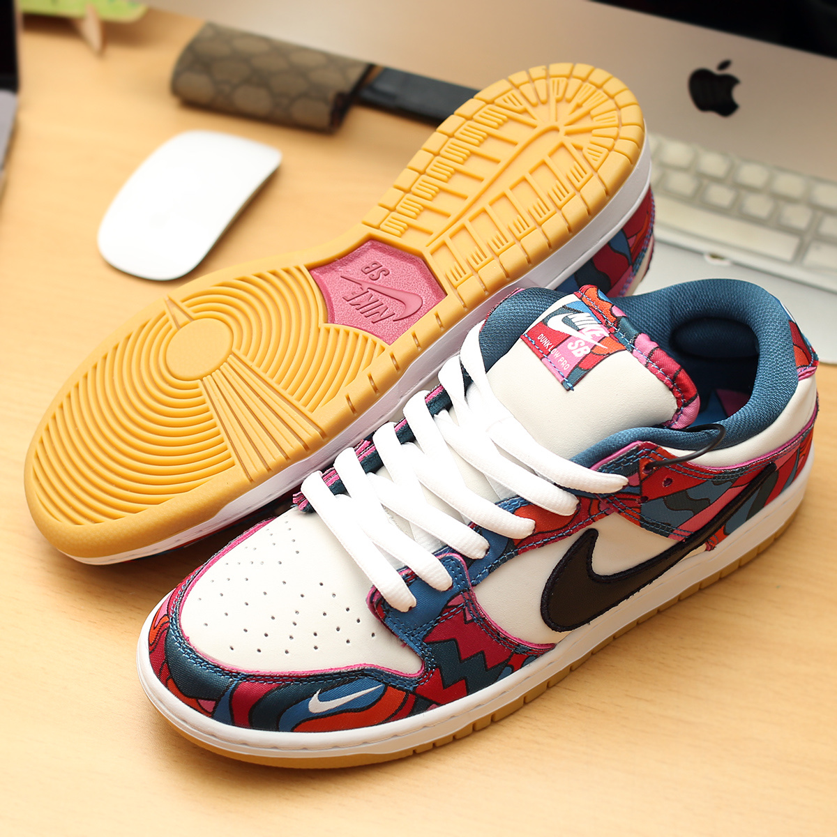 Nike x Parra SB Dunk Low Pro Abstract Art 착용 스타일 - 2