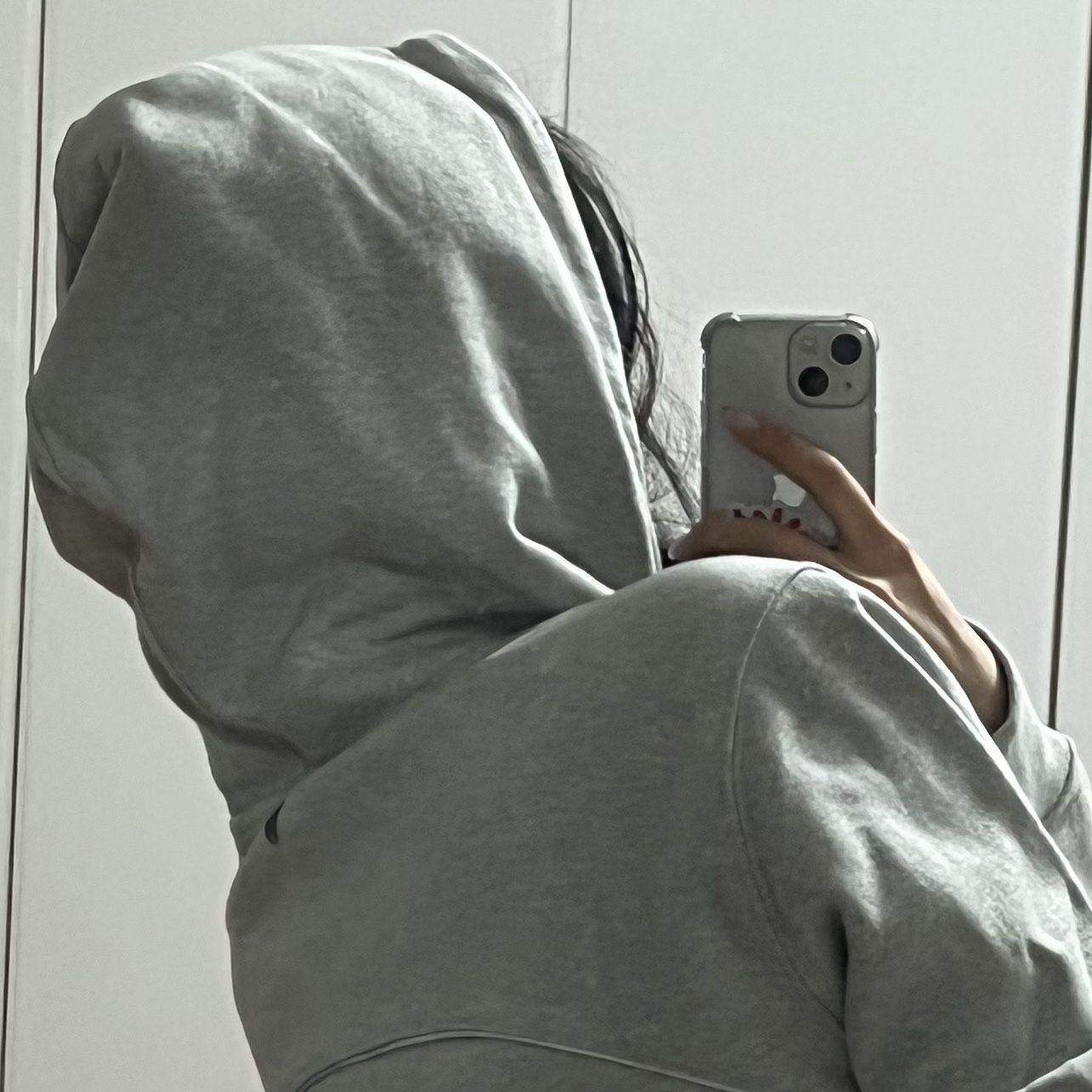 Nike x Drake Nocta Cardinal Stock Essential Hoodie Grey - Asia, (W) Nike x Off-White Waffle Racer White 착용 스타일 - 3