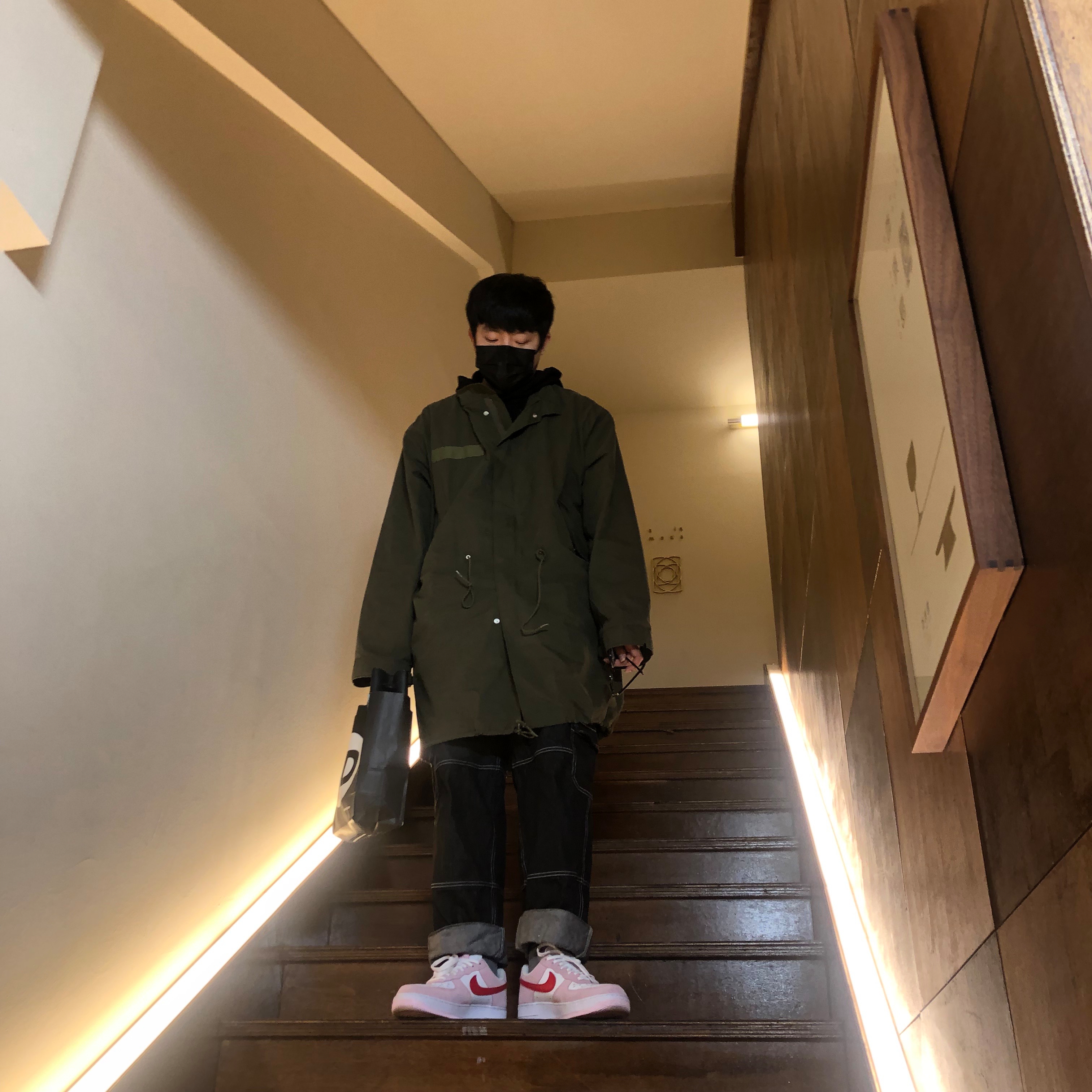 Nike Air Force 1 '07 QS Valentine's Day 착용 스타일