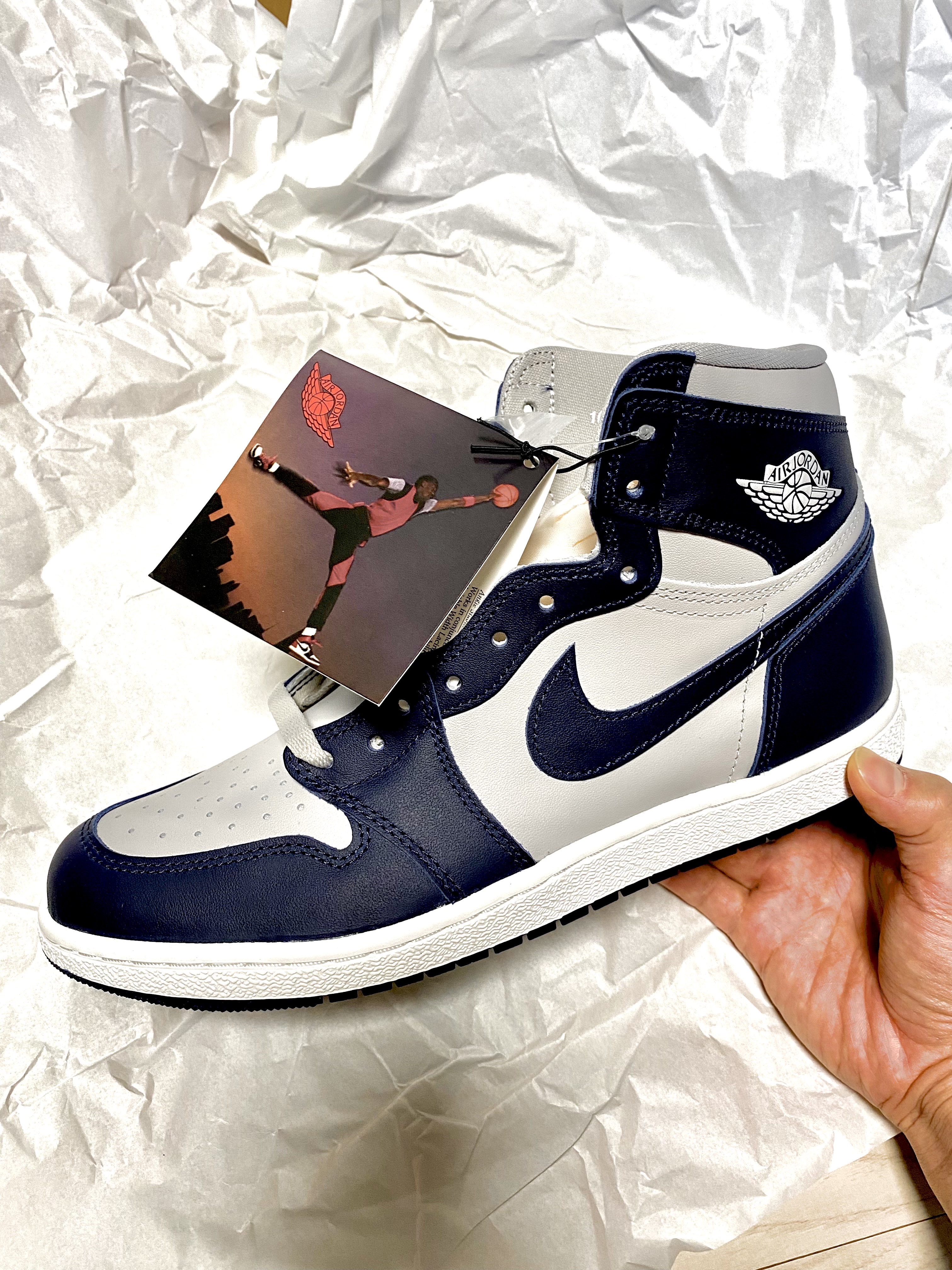 Jordan 1 High 85 College Navy 착용 스타일 - 2