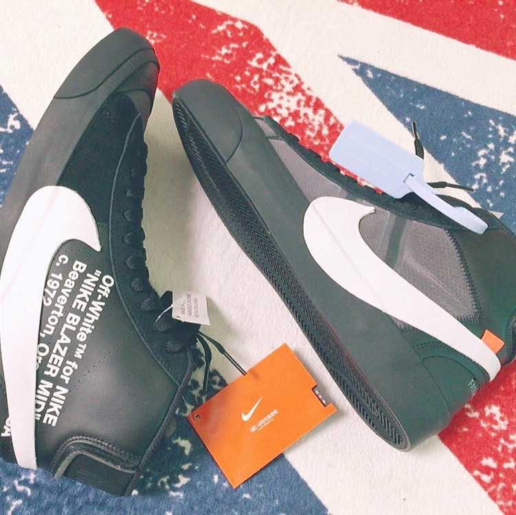 Nike x Off-White Blazer Mid Grim Reaper Black 착용 스타일 - 3