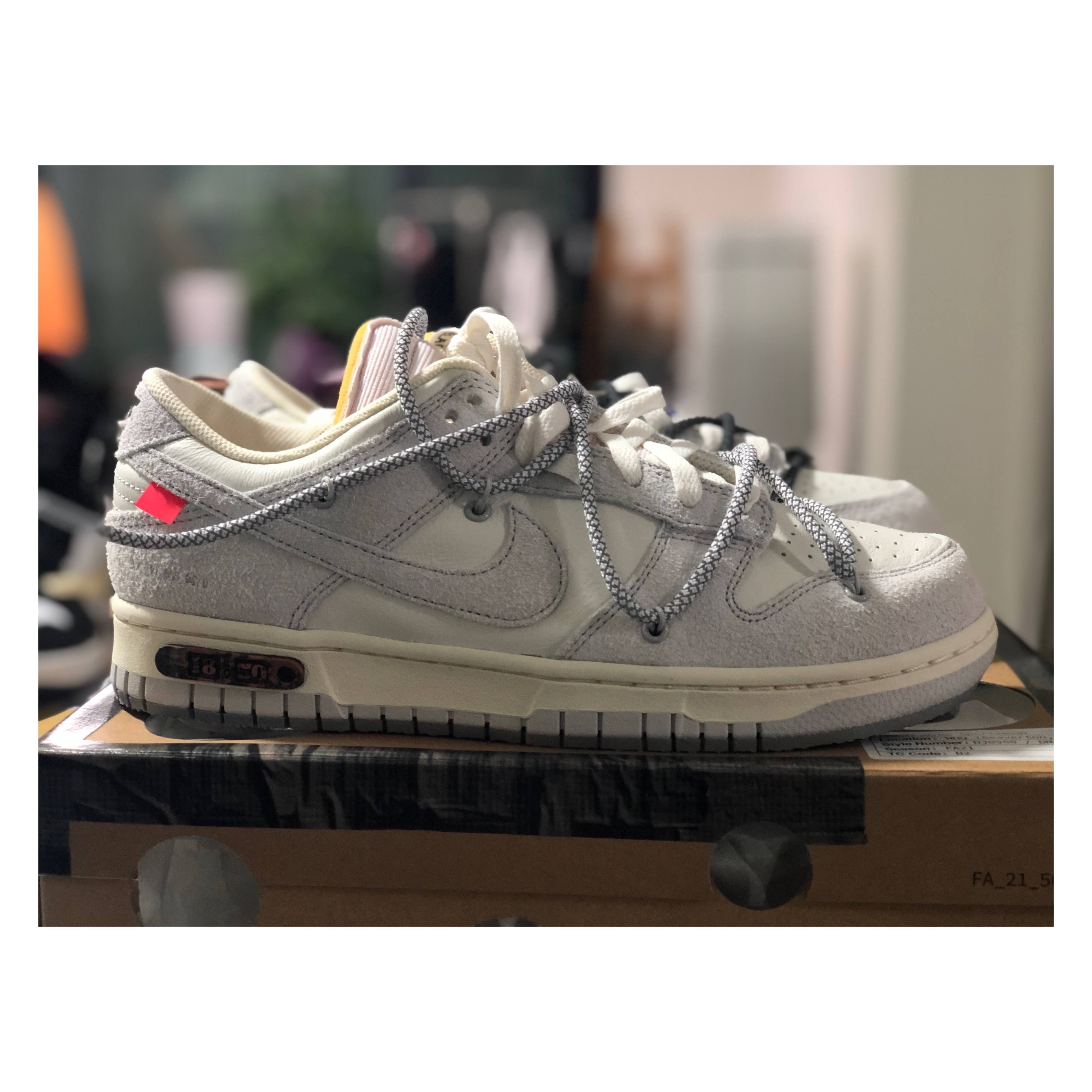 Nike x Off-White Dunk Low The 50 - Lot 18 착용 스타일 - 2