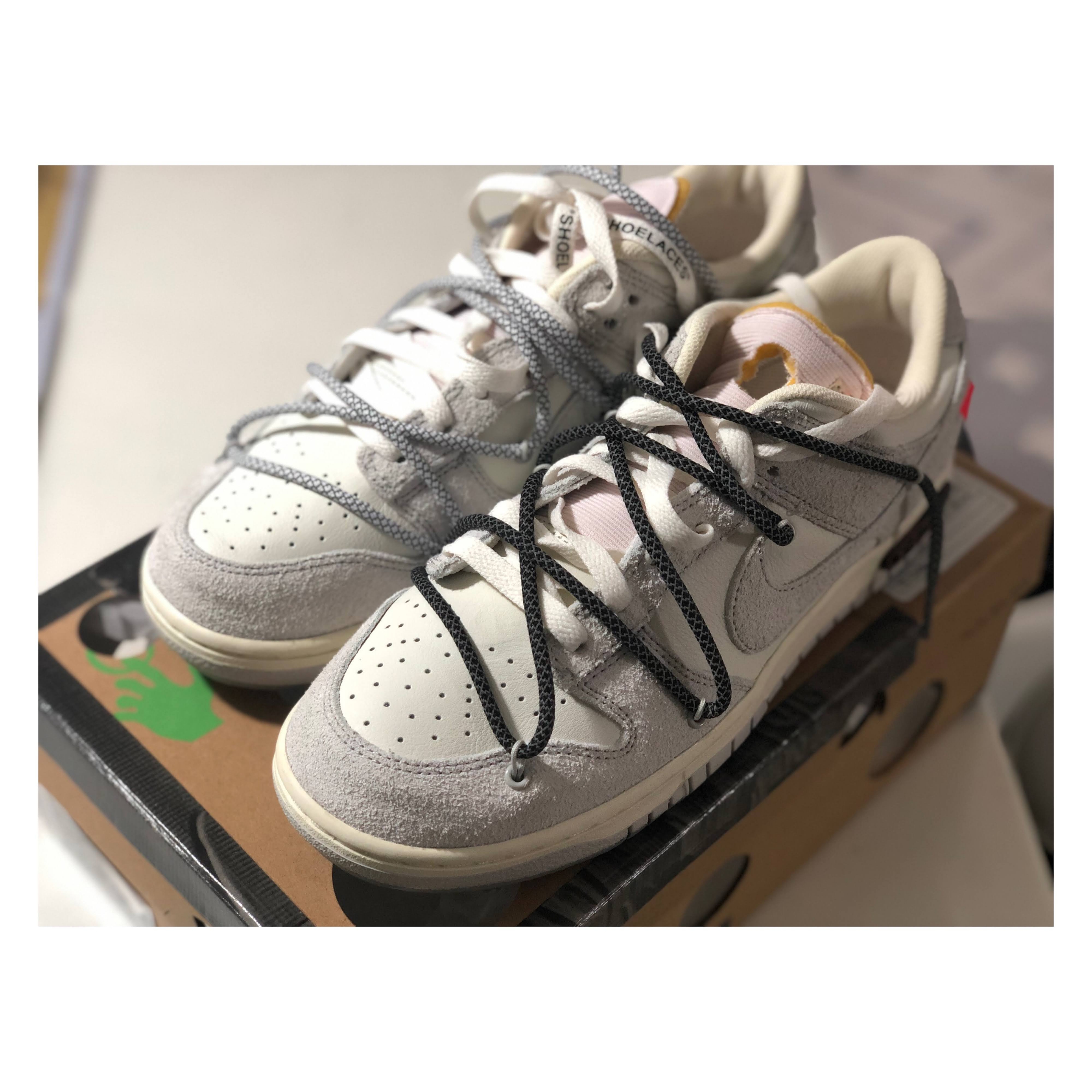 Nike x Off-White Dunk Low The 50 - Lot 18 착용 스타일 - 1