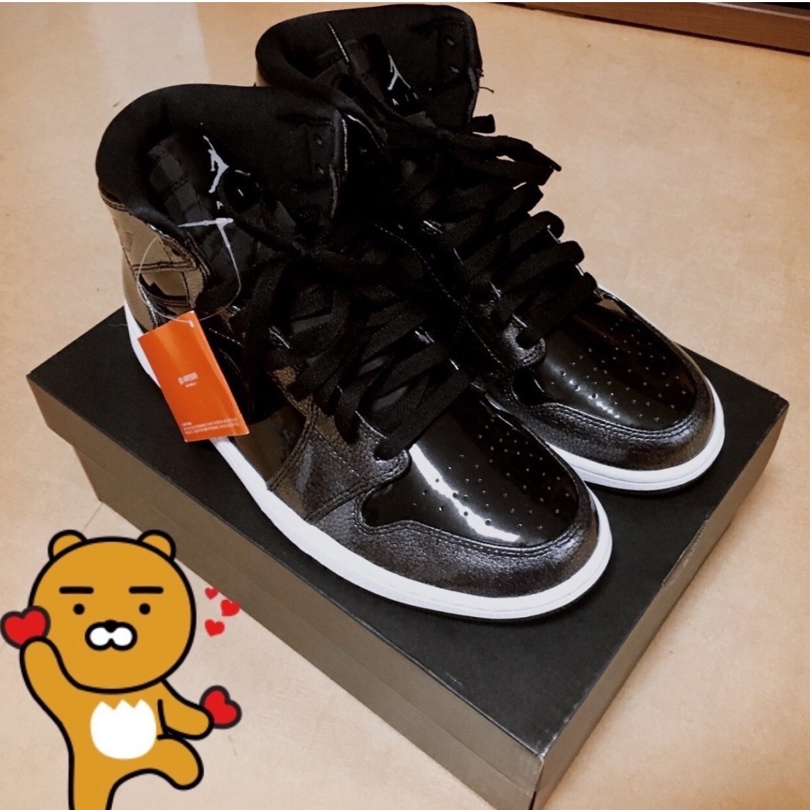 Jordan 1 Retro High Black Patent 착용 스타일