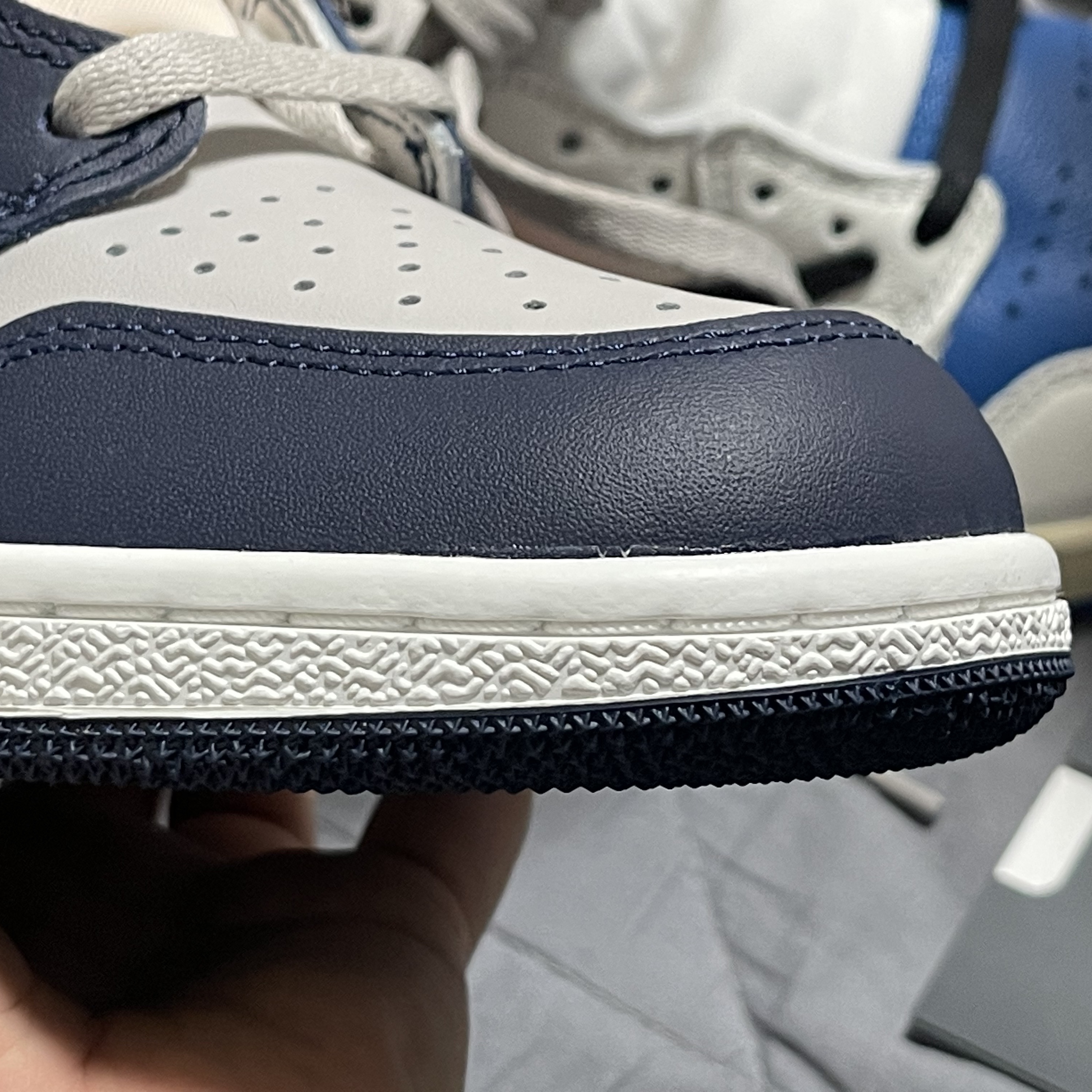 Jordan 1 High 85 College Navy 착용 스타일 - 4