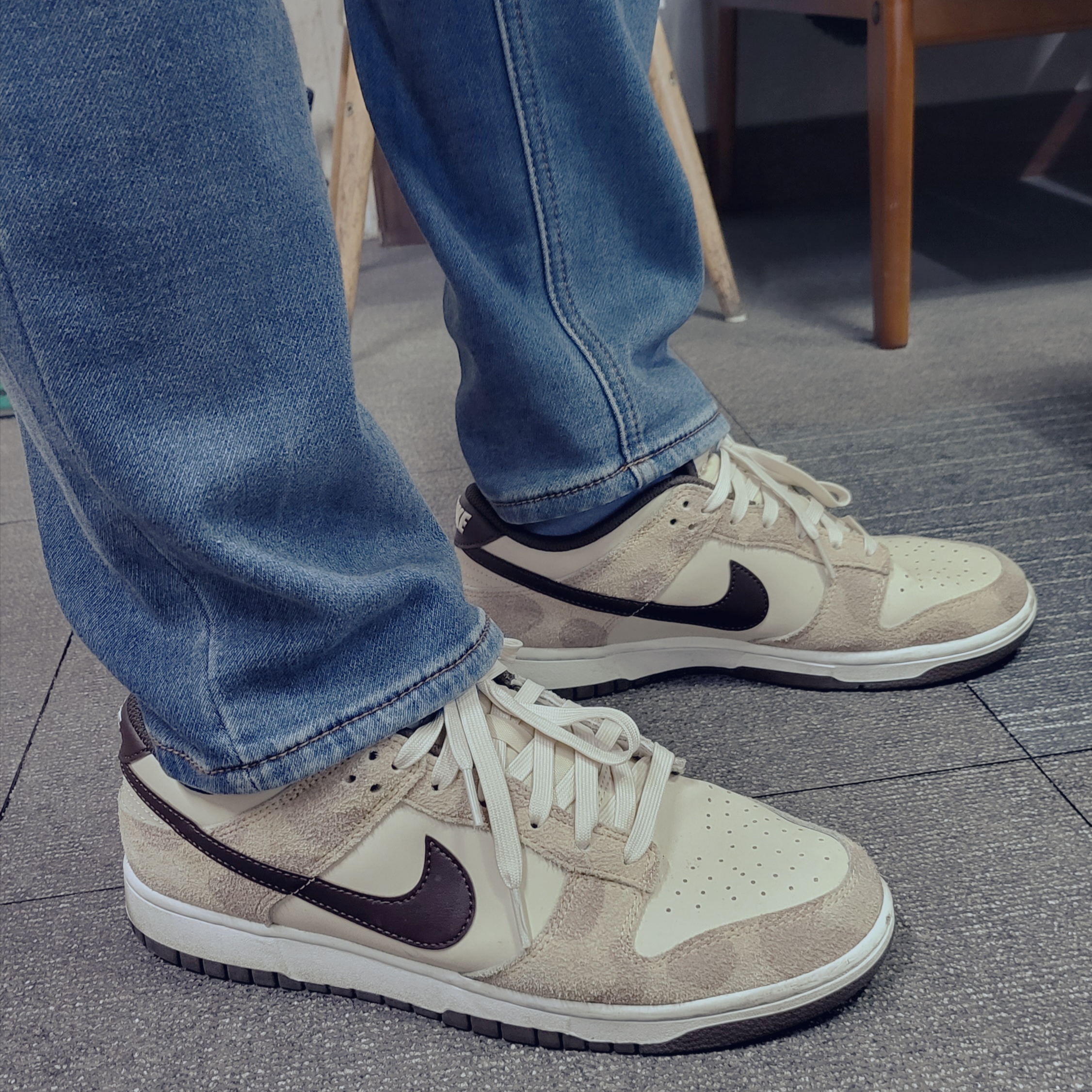Nike Dunk Low Retro PRM Cheetah 착용 스타일 - 2