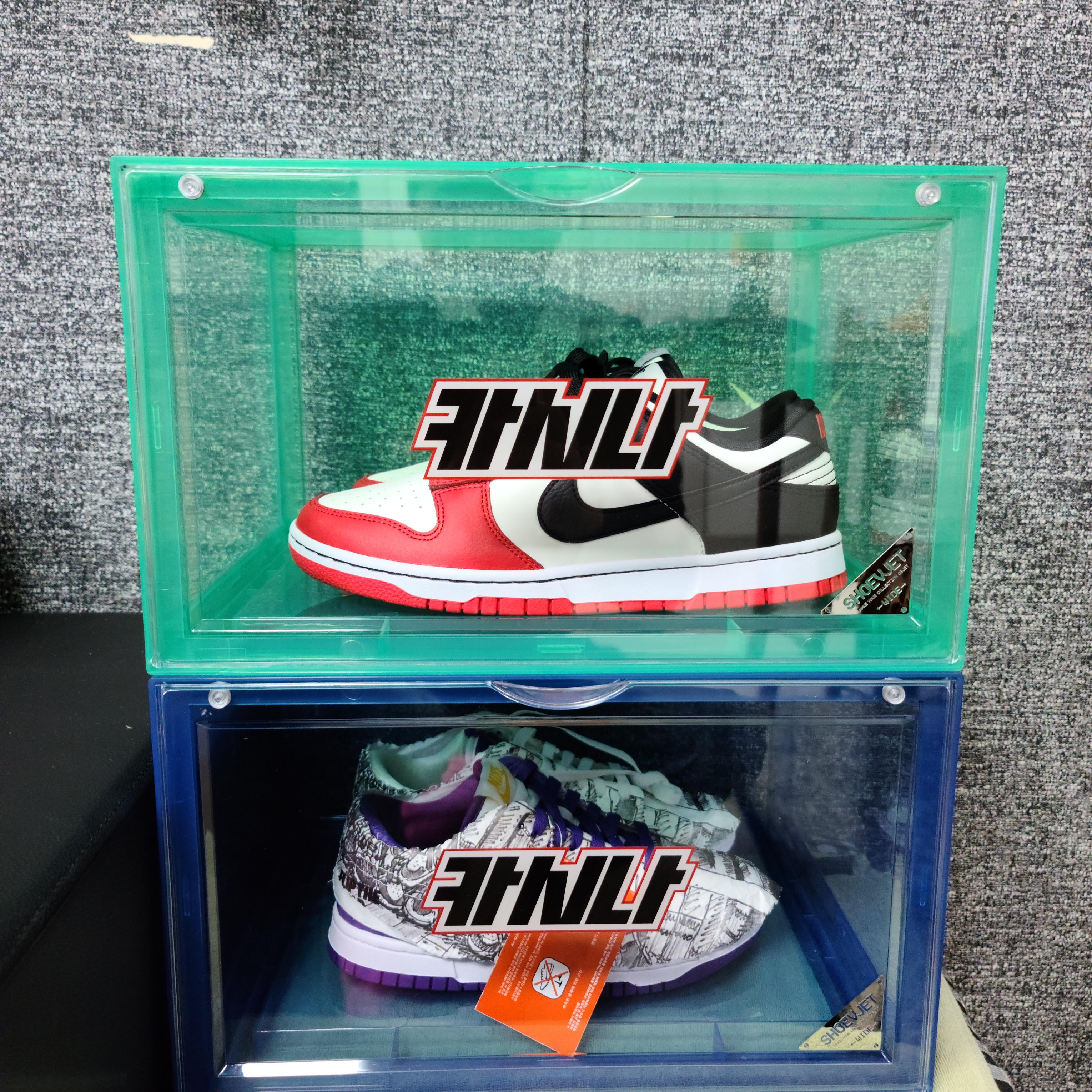 Nike x NBA Dunk Low Retro EMB Black and Chile Red, (W) Nike Dunk Low SE Flip 착용 스타일