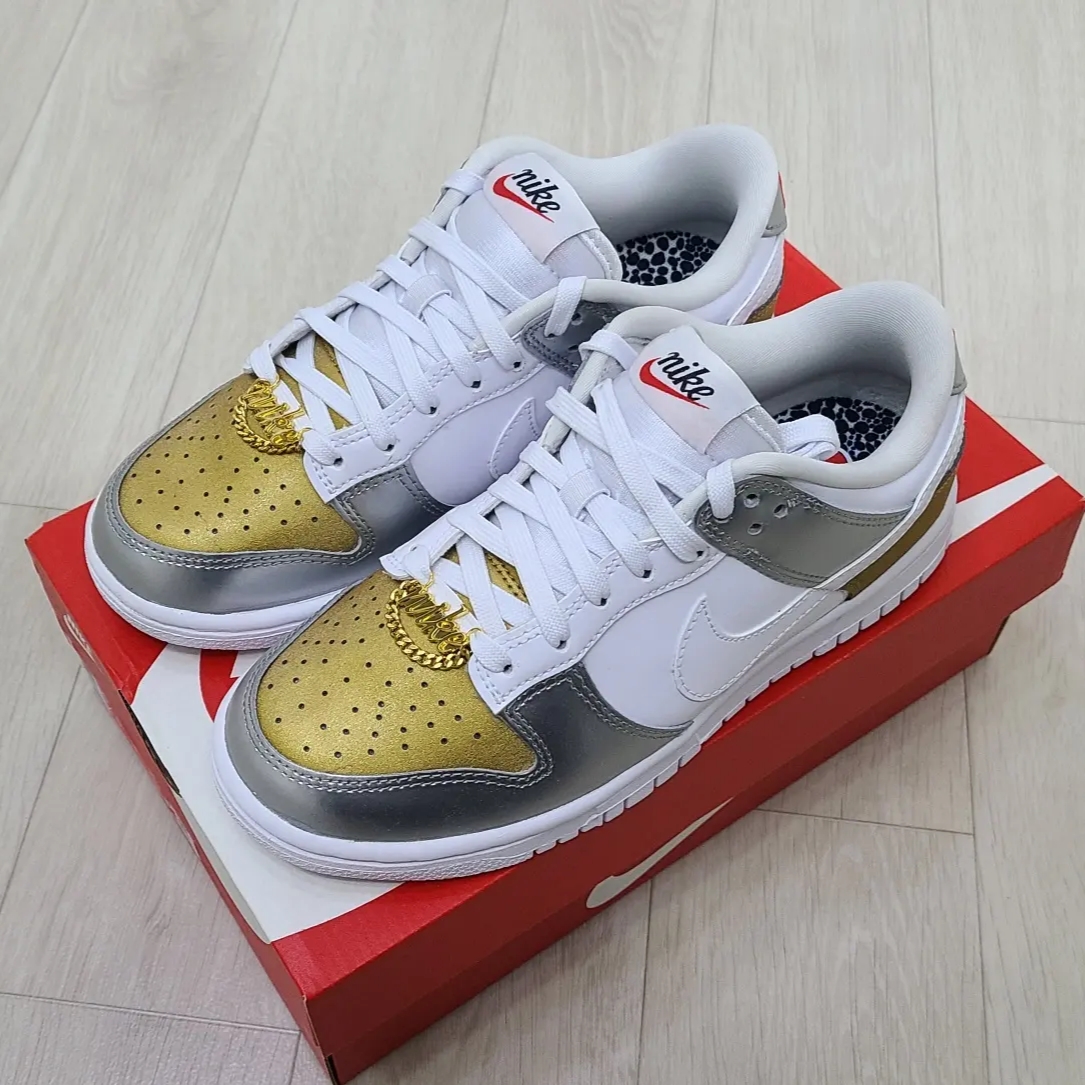 (W) Nike Dunk Low SE Heirloom 착용 스타일 - 2