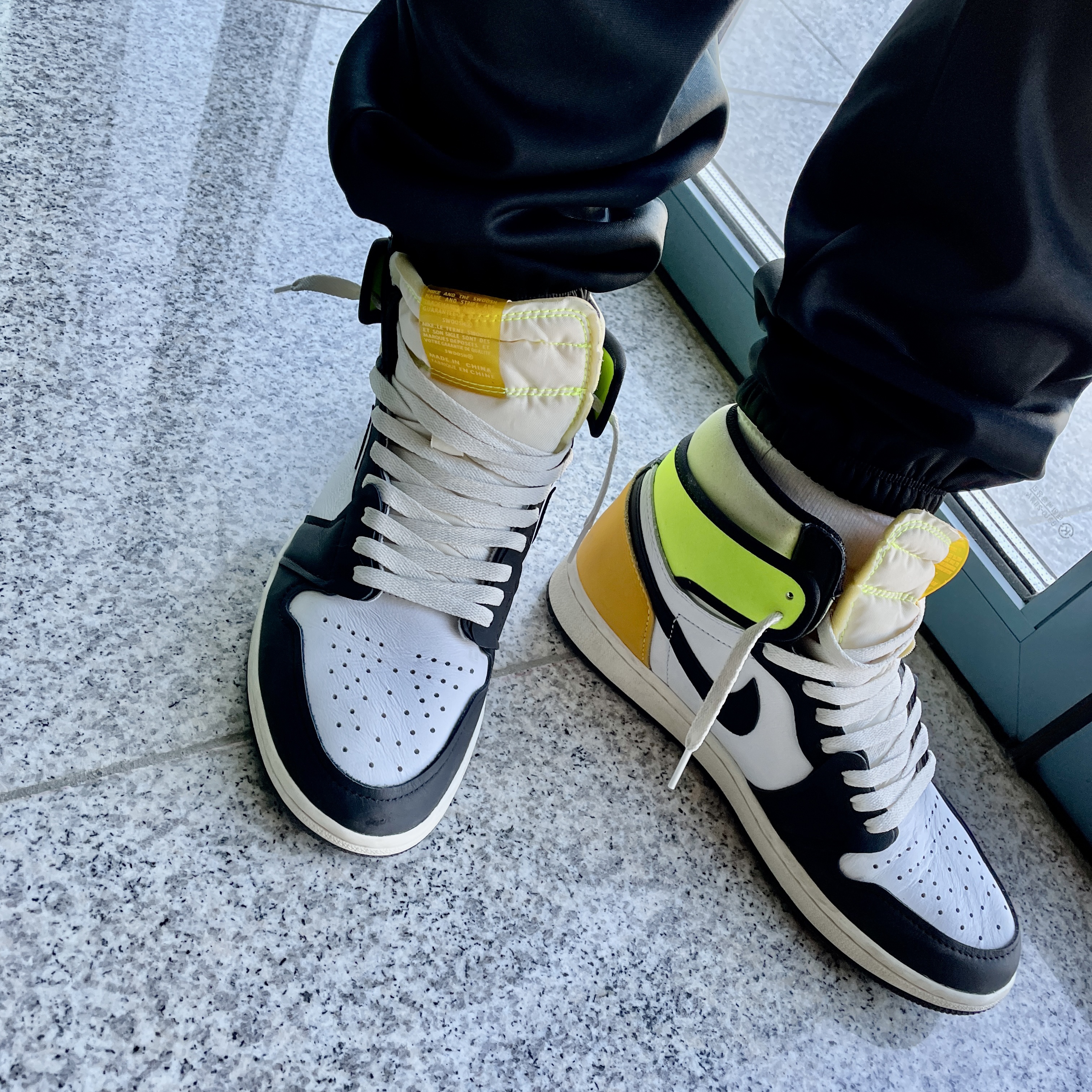 Jordan 1 Retro High OG Volt Gold 착용 스타일
