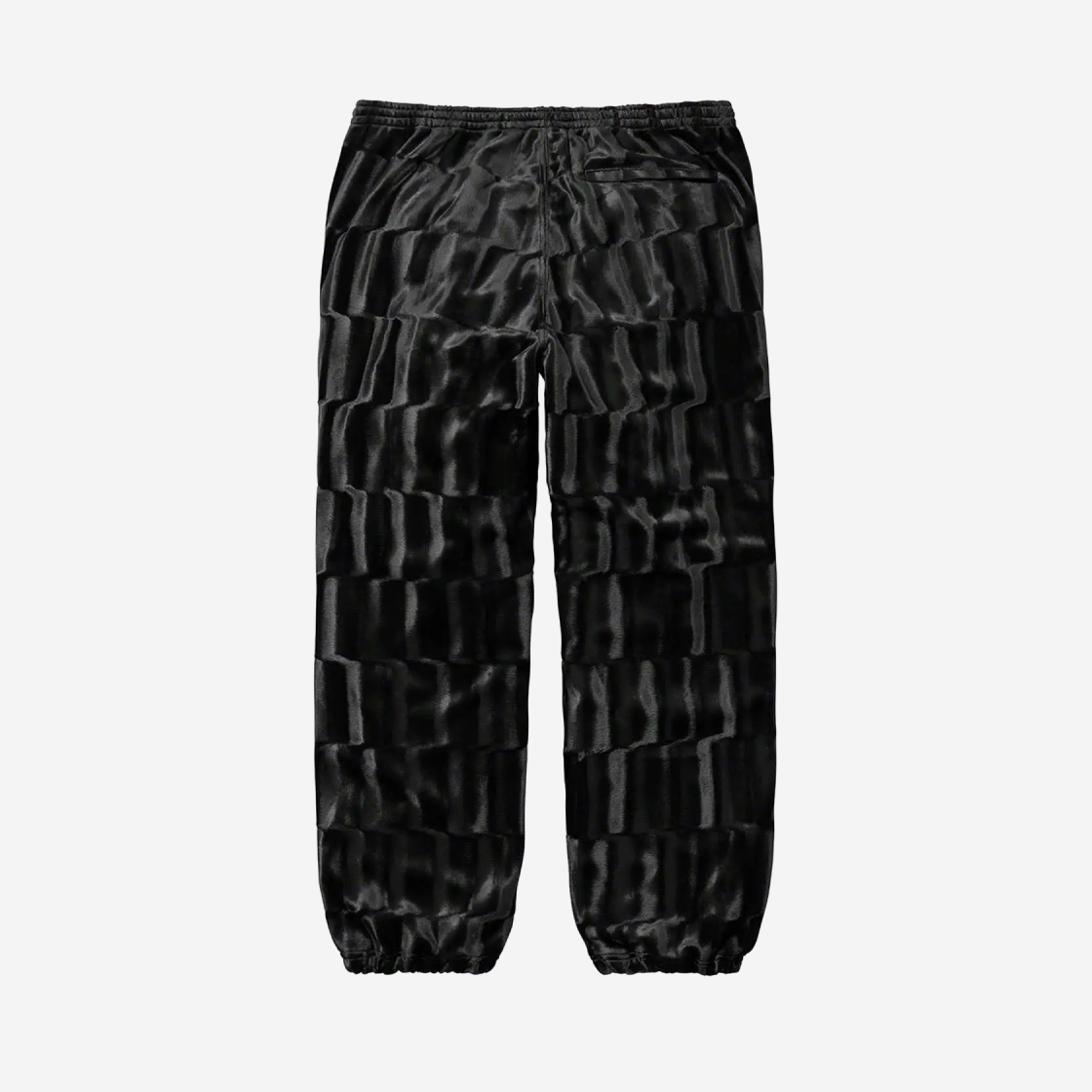 Supreme Velour Track Pants Black - 21FW 상세 이미지 2