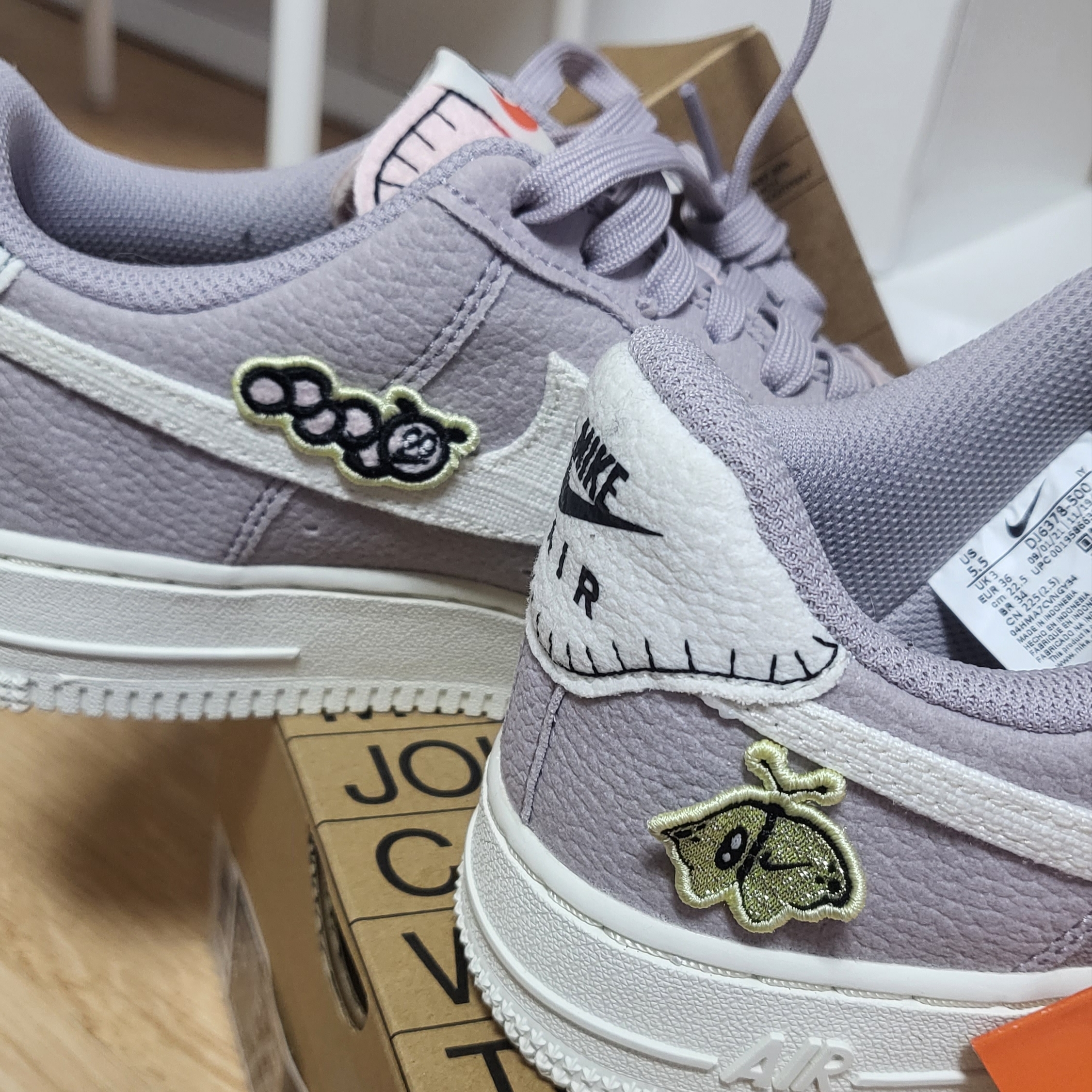 (W) Nike Air Force 1 '07 SE Next Nature Amethyst Ash 착용 스타일 - 4