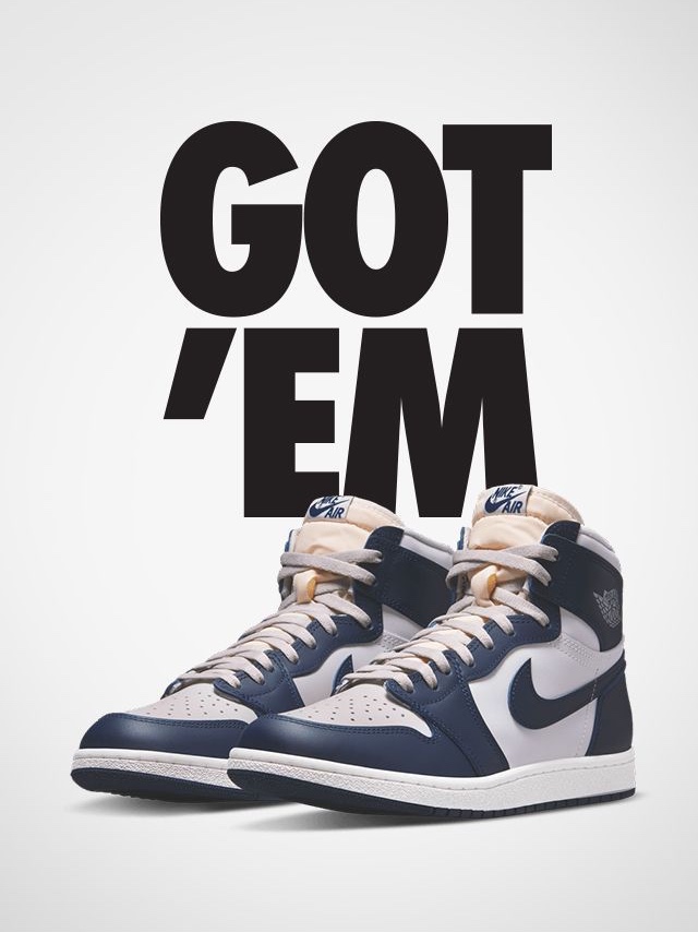 Jordan 1 High 85 College Navy 착용 스타일 - 1