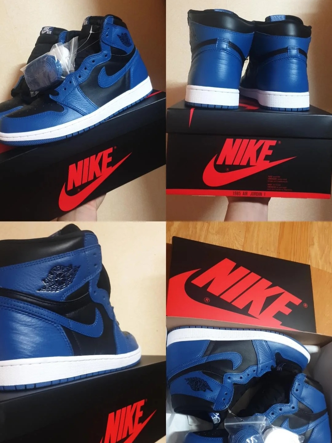 Jordan 1 Retro High OG Dark Marina Blue 착용 스타일 - 2
