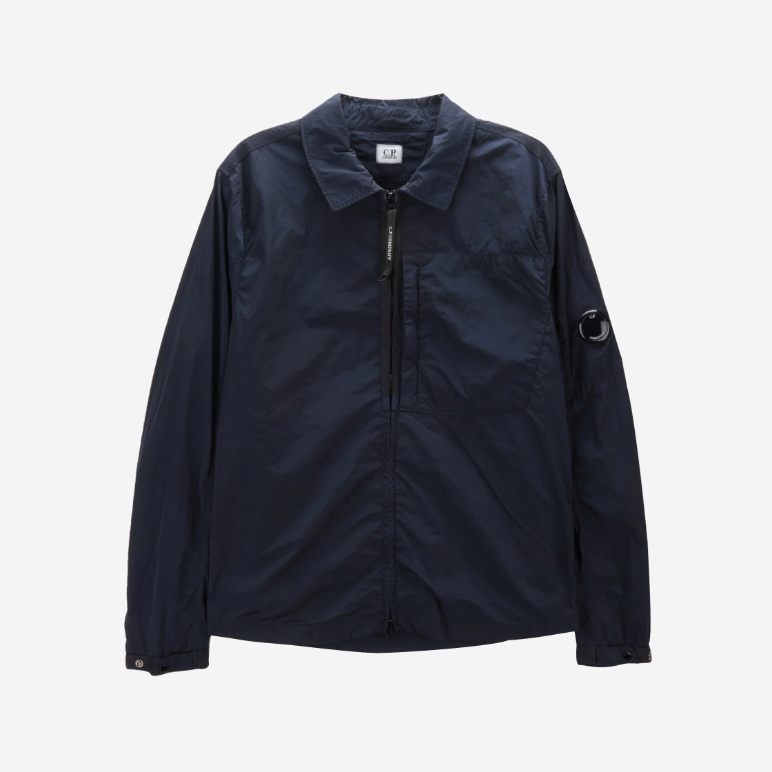 C.P. Company Chrome-R Overshirt Navy - 21FW 상세 이미지 1