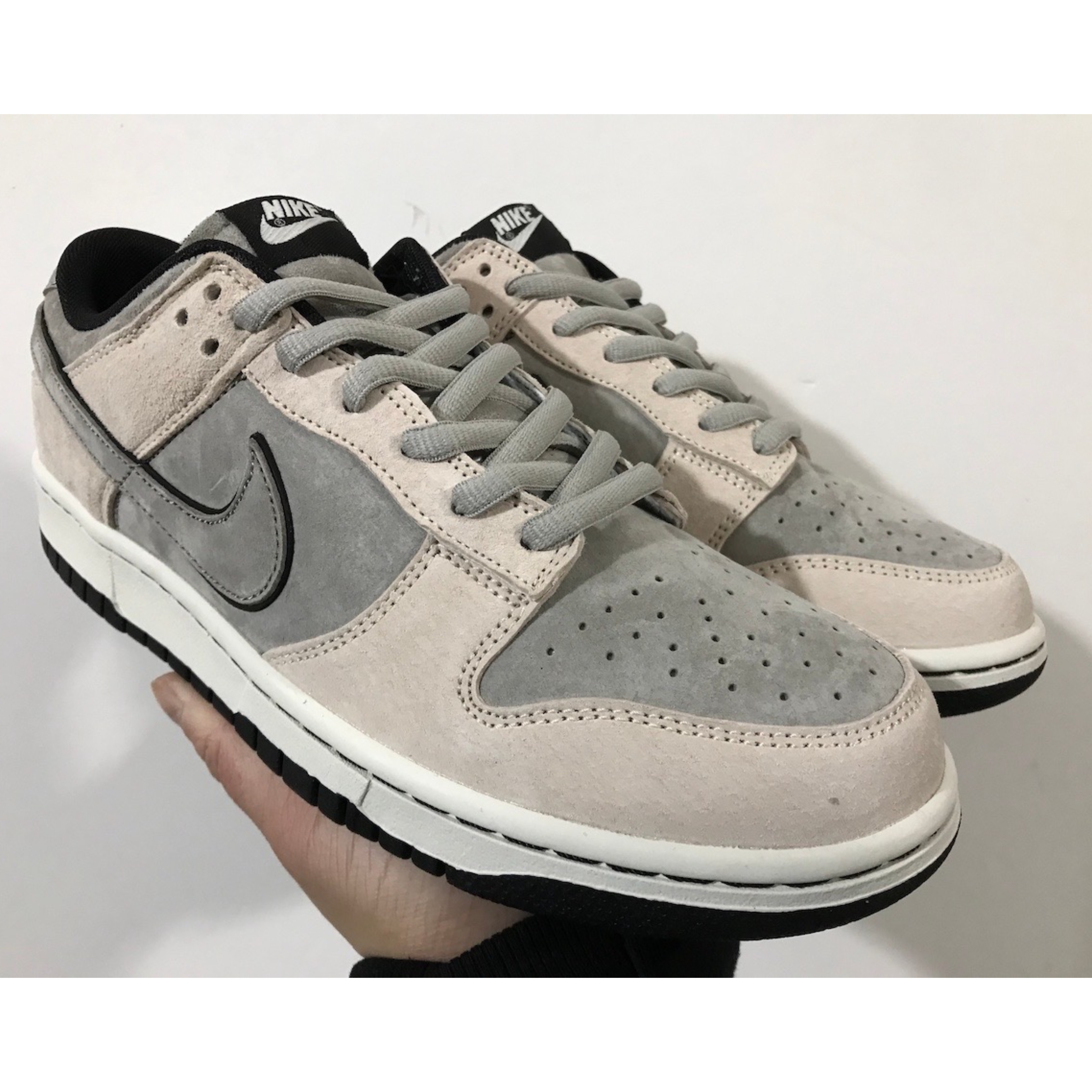 (W) Nike Dunk Low Light Bone 착용 스타일 - 2