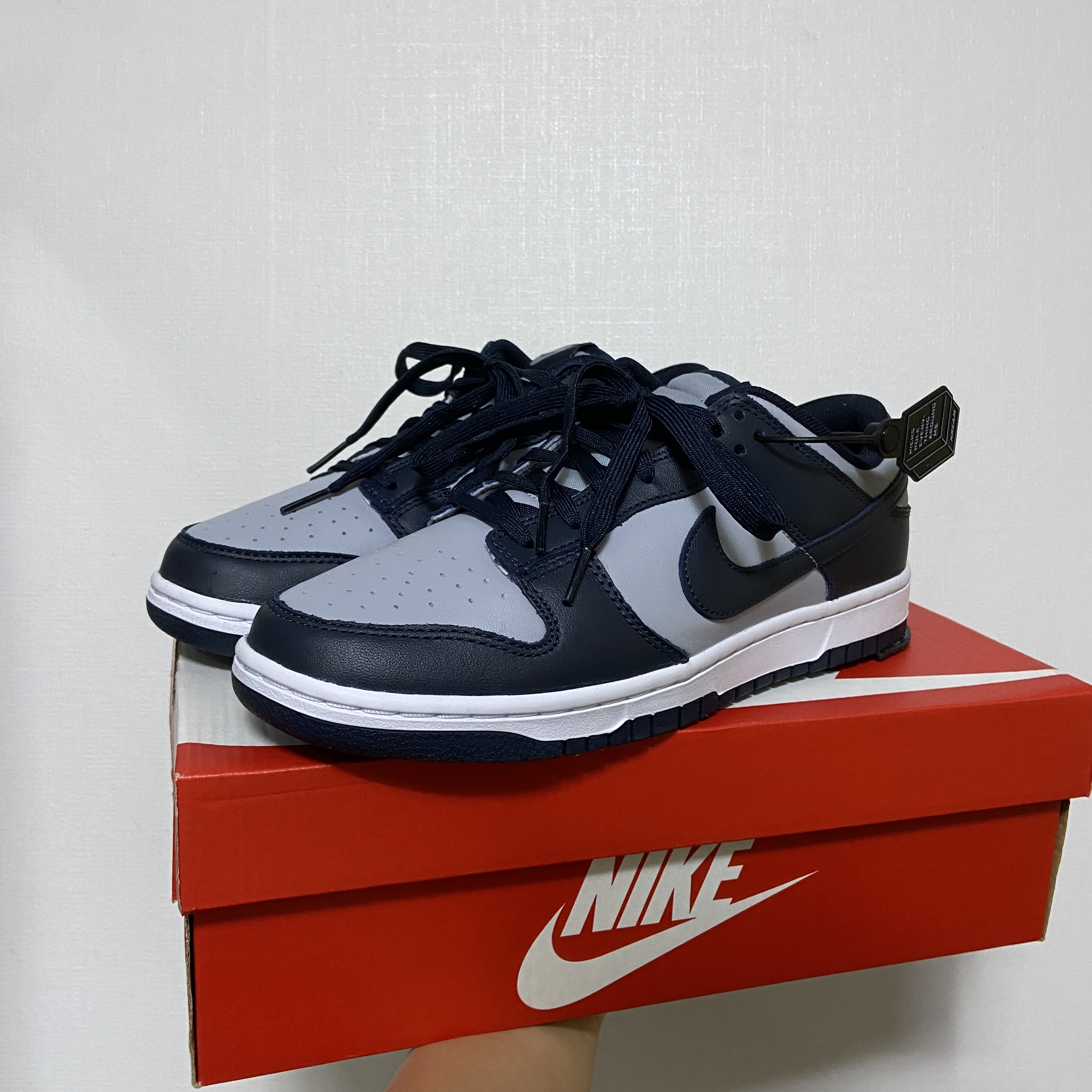 Nike Dunk Low Retro Championship Grey 착용 스타일 - 2