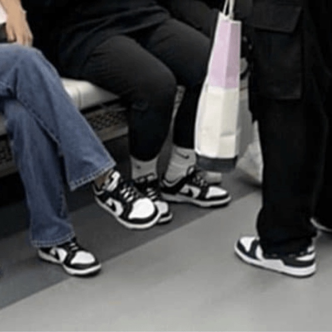 Nike Dunk Low Retro Black 착용 스타일