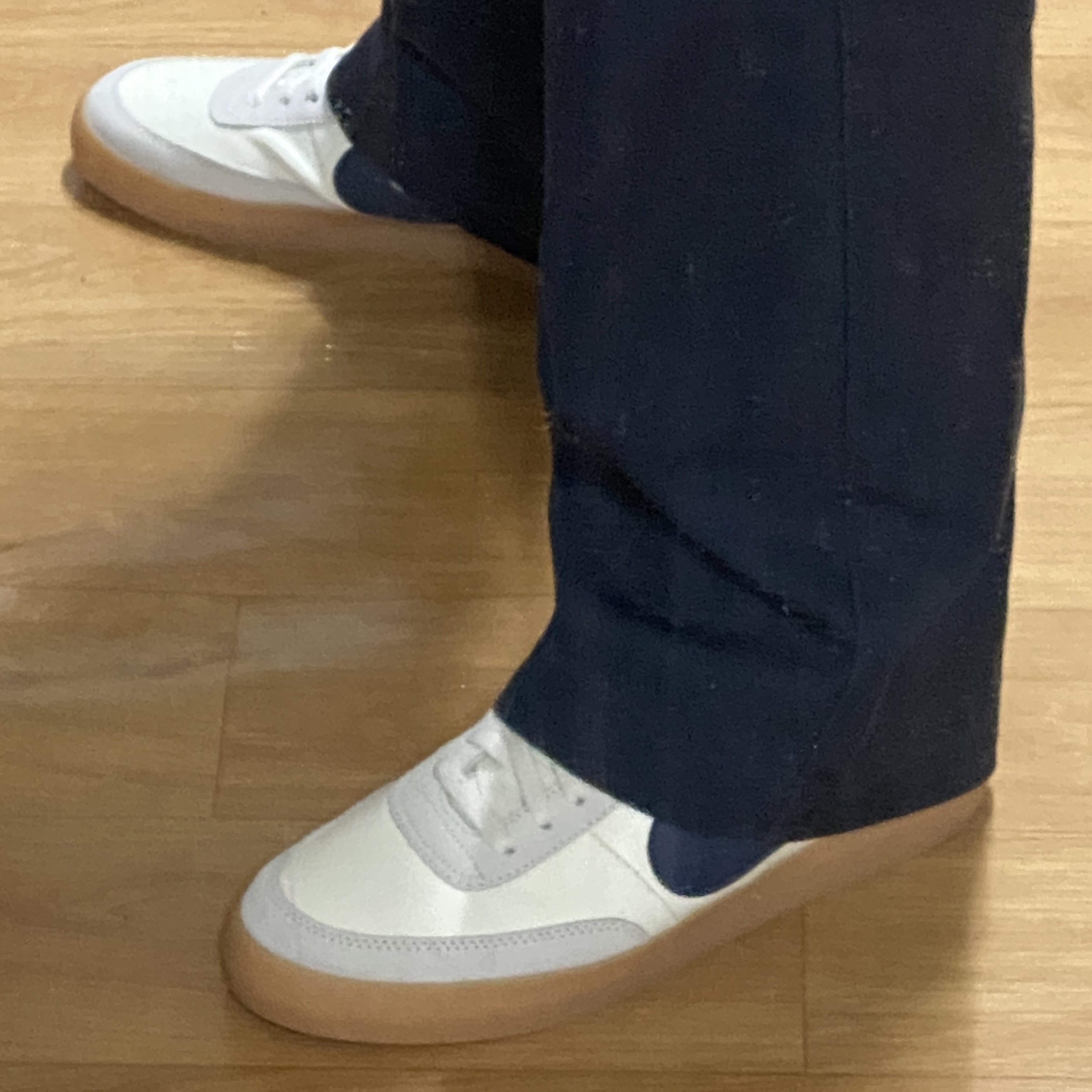 Nike x J.Crew Killshot 2 Sail Midnight Navy 착용 스타일