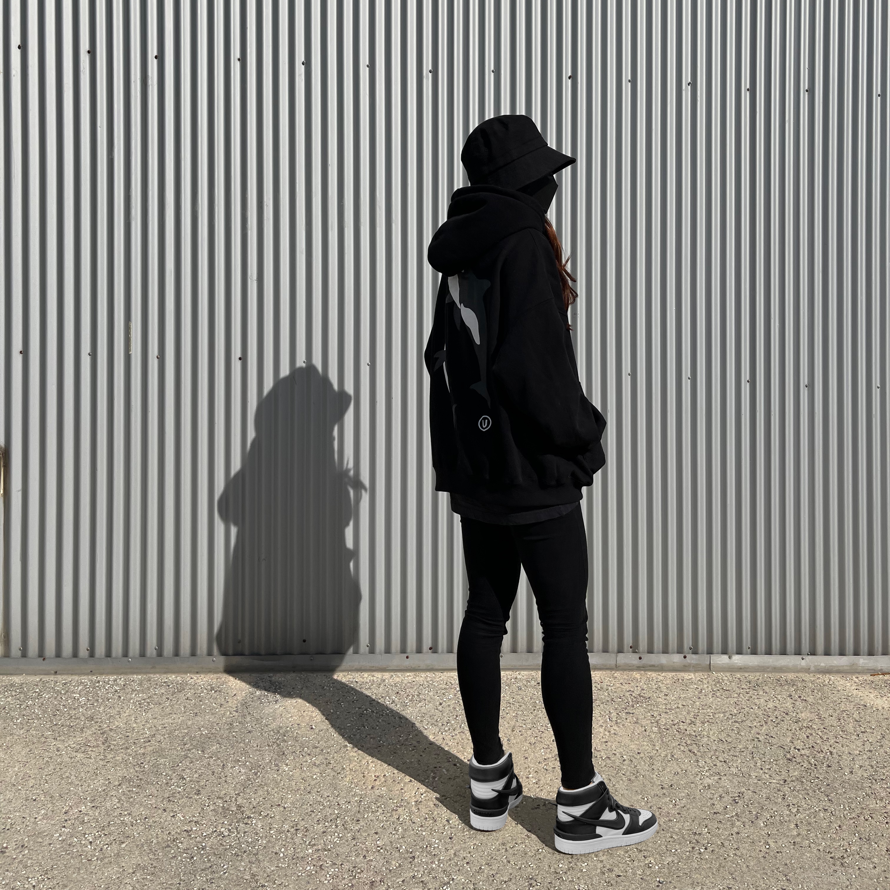 Nike Dunk Low Retro Black, Nike x Ambush Dunk High Black 착용 스타일 - 4