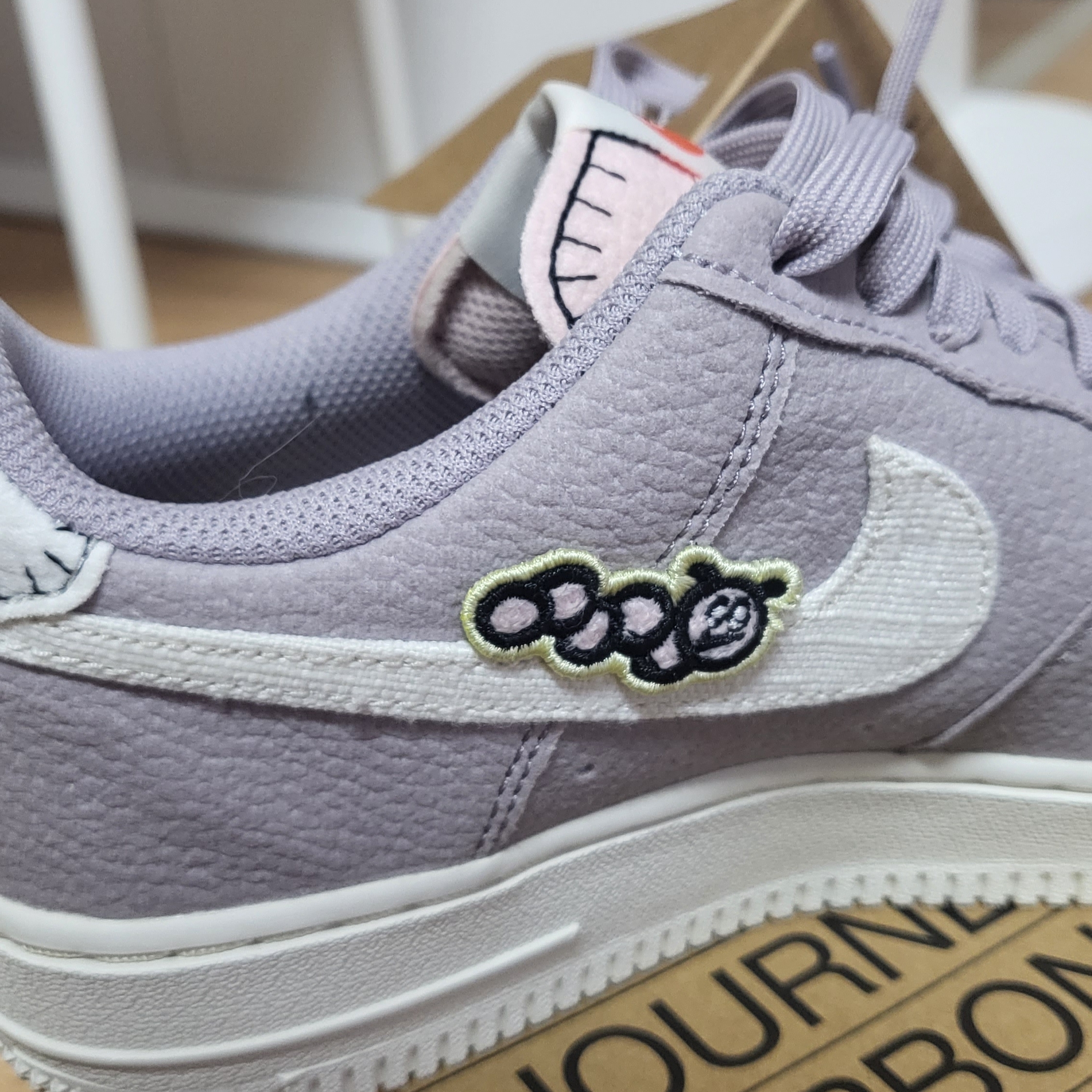 (W) Nike Air Force 1 '07 SE Next Nature Amethyst Ash 착용 스타일 - 3