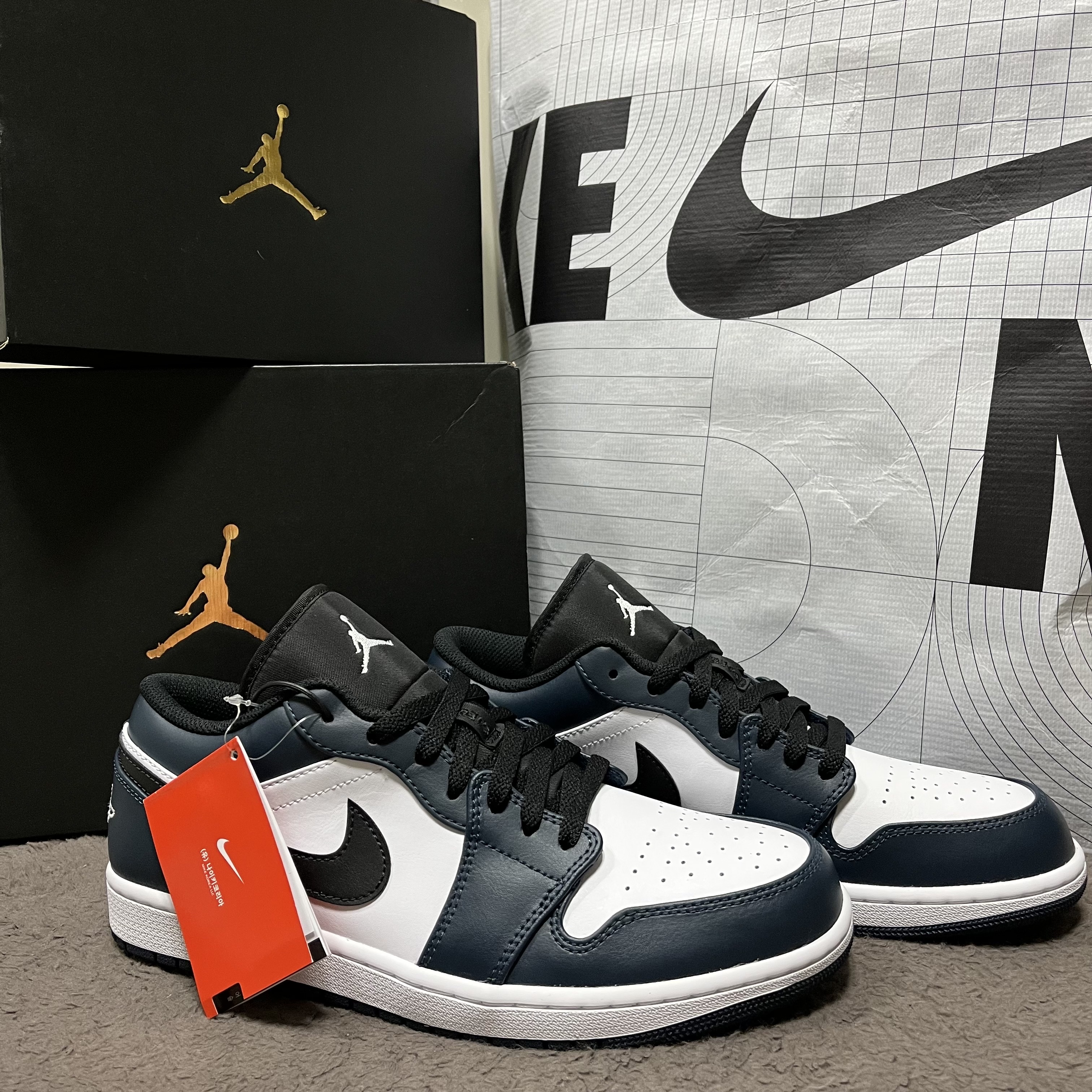 Jordan 1 Low Dark Teal, (PS) Jordan 1 Low Alt Armory Navy 착용 스타일