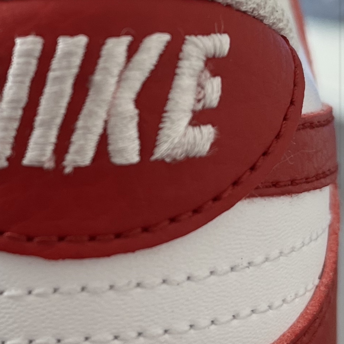 (W) Nike Dunk Low Next Nature Gym Red 착용 스타일 - 1