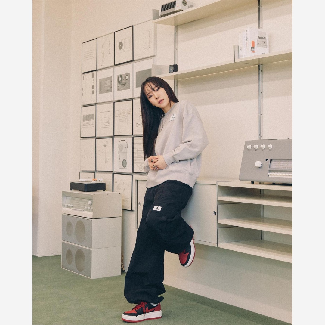 (W) Jordan 1 Elevate Low SE Bred 착용 스타일 - 3