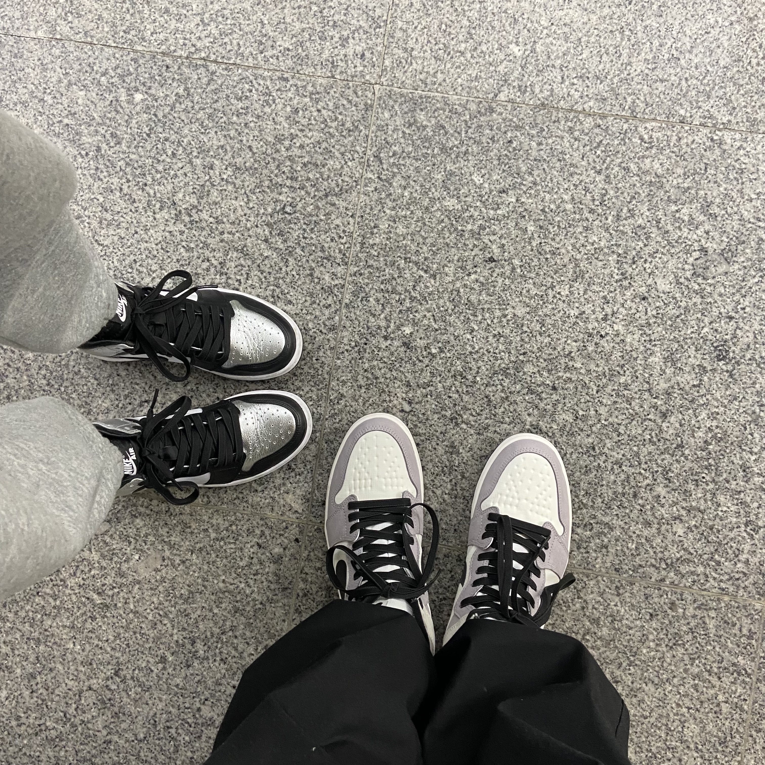 Jordan 1 Element Gore-Tex Sail, (W) Jordan 1 Retro High OG Silver Toe 착용 스타일 - 2
