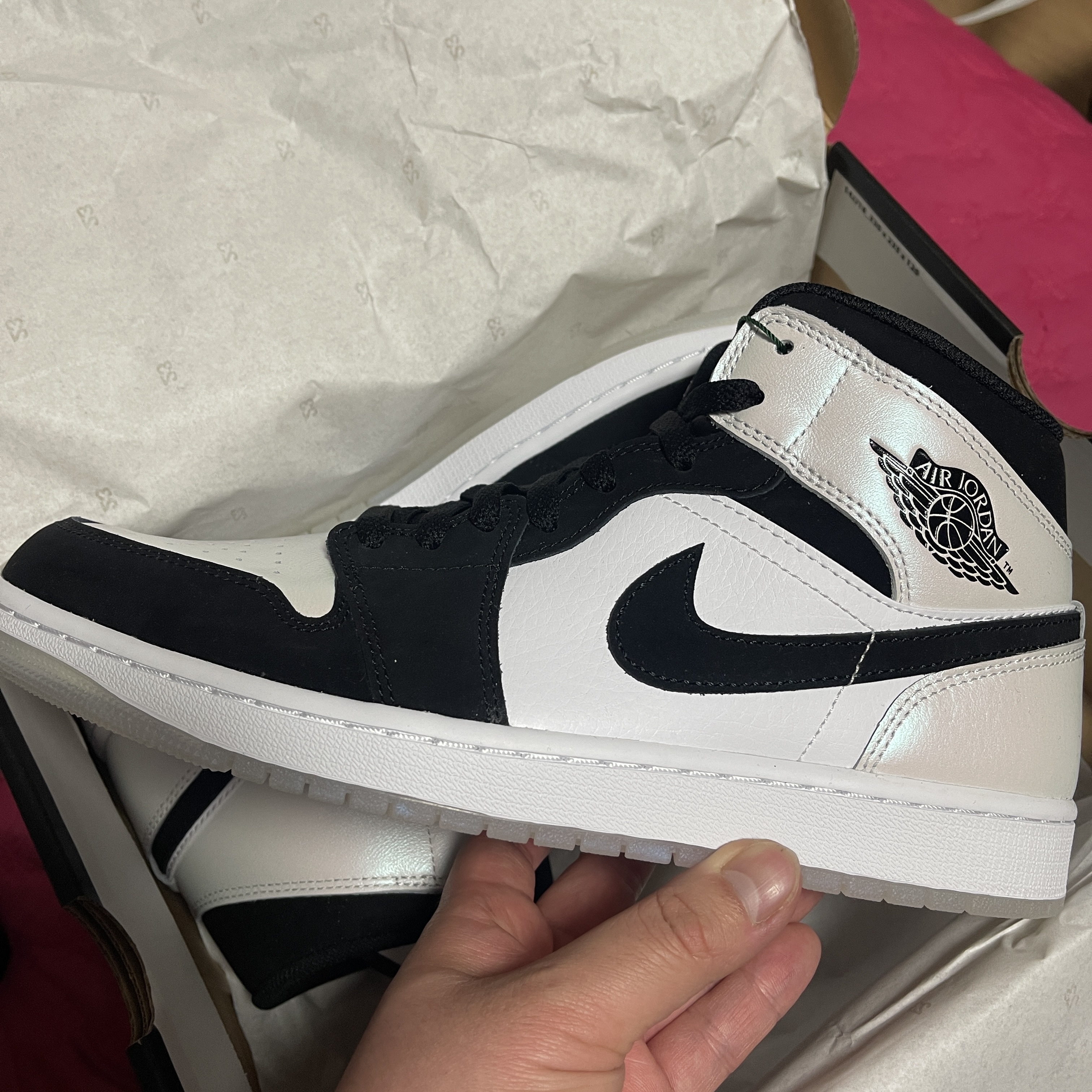 Jordan 1 Mid SE Diamond 착용 스타일 - 2