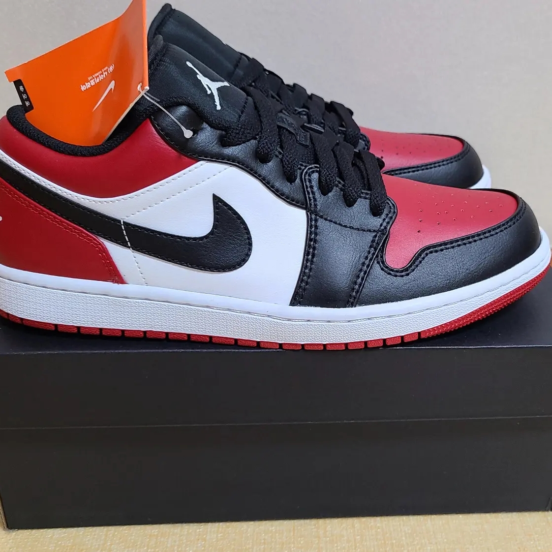 Jordan 1 Low Bred Toe 착용 스타일