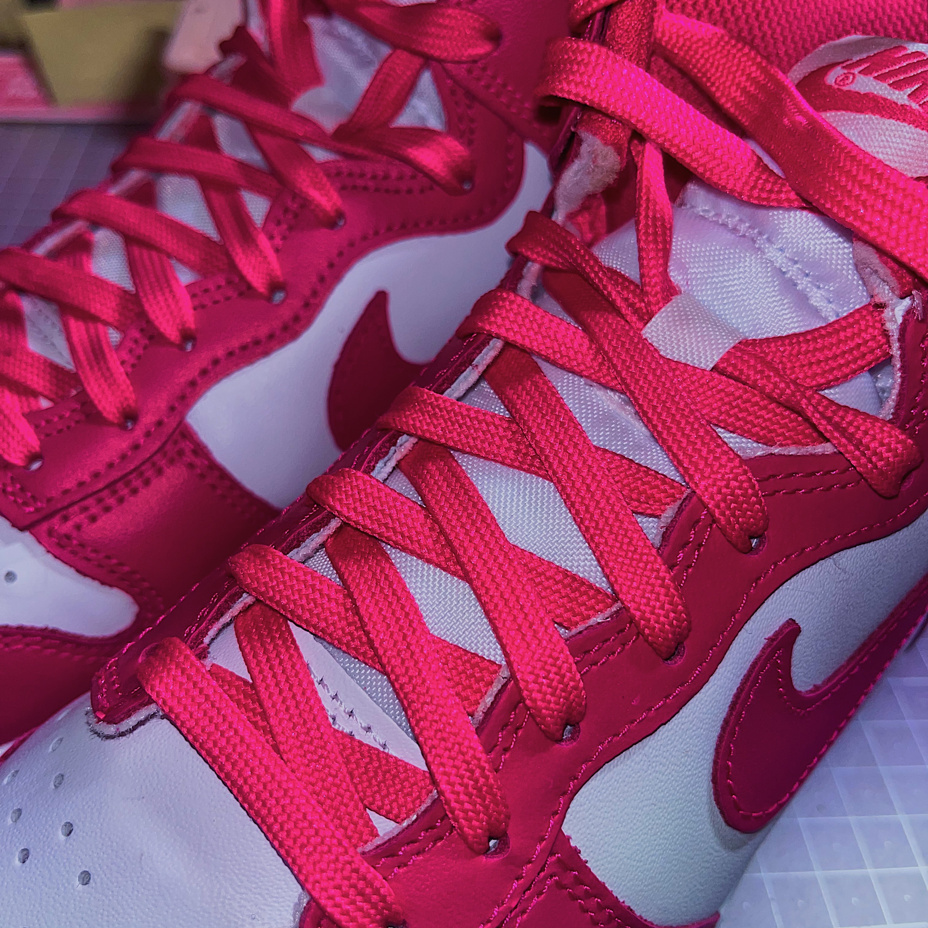 (W) Nike Dunk High Pink Prime 착용 스타일