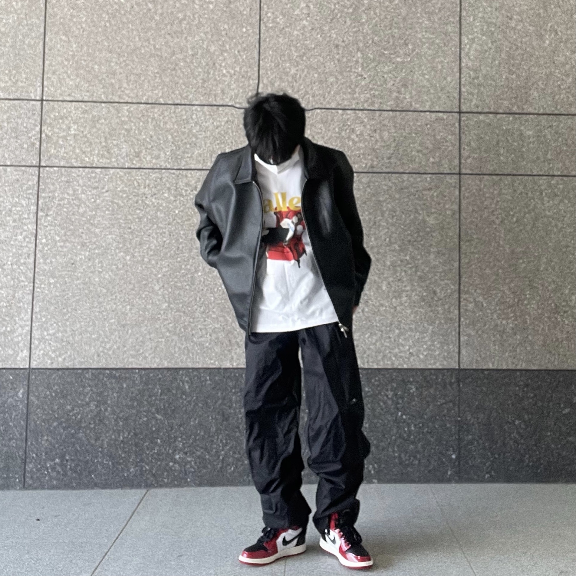(W) Jordan 1 Zoom Air CMFT Gym Red Black 착용 스타일 - 1