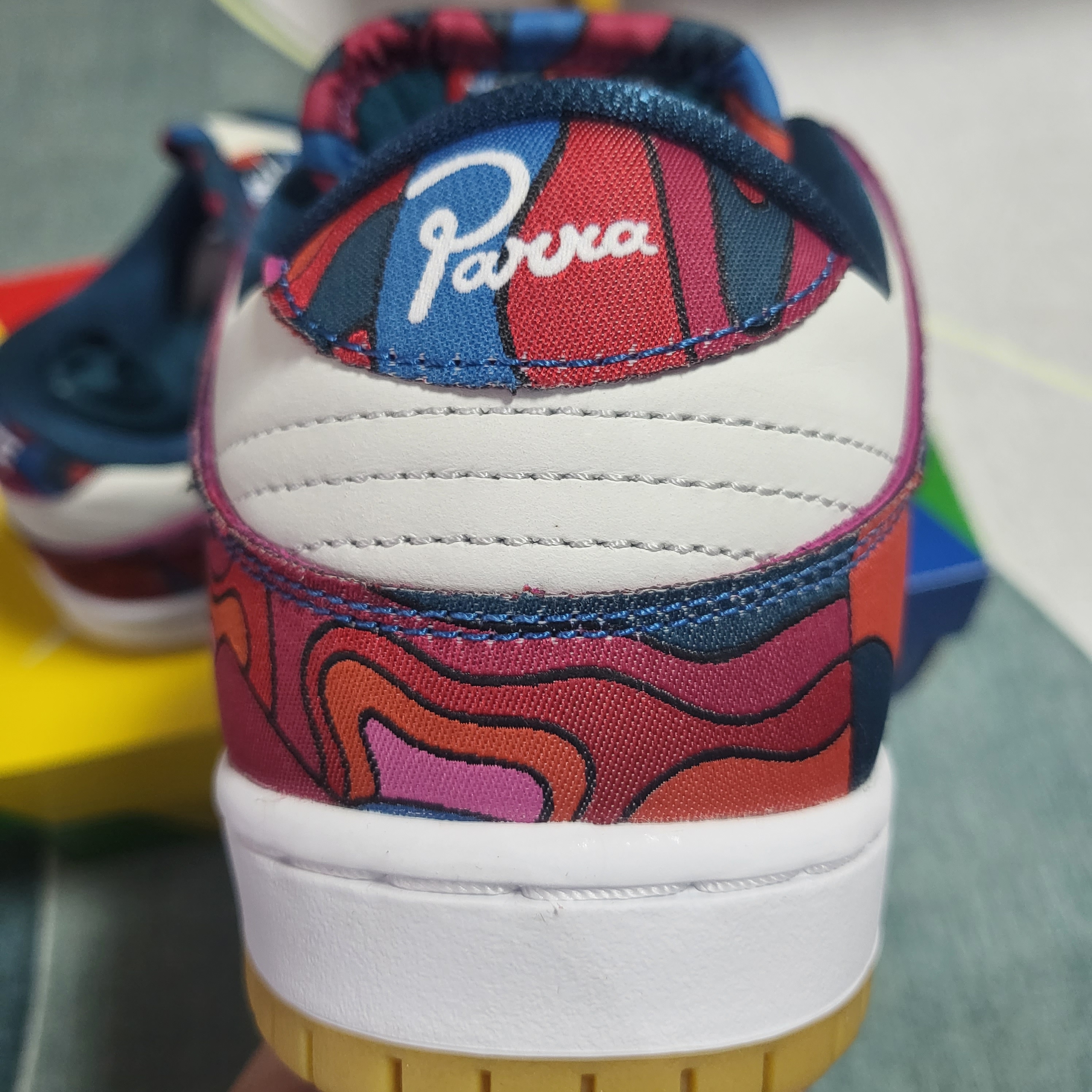 Nike x Parra SB Dunk Low Pro Abstract Art 착용 스타일 - 1
