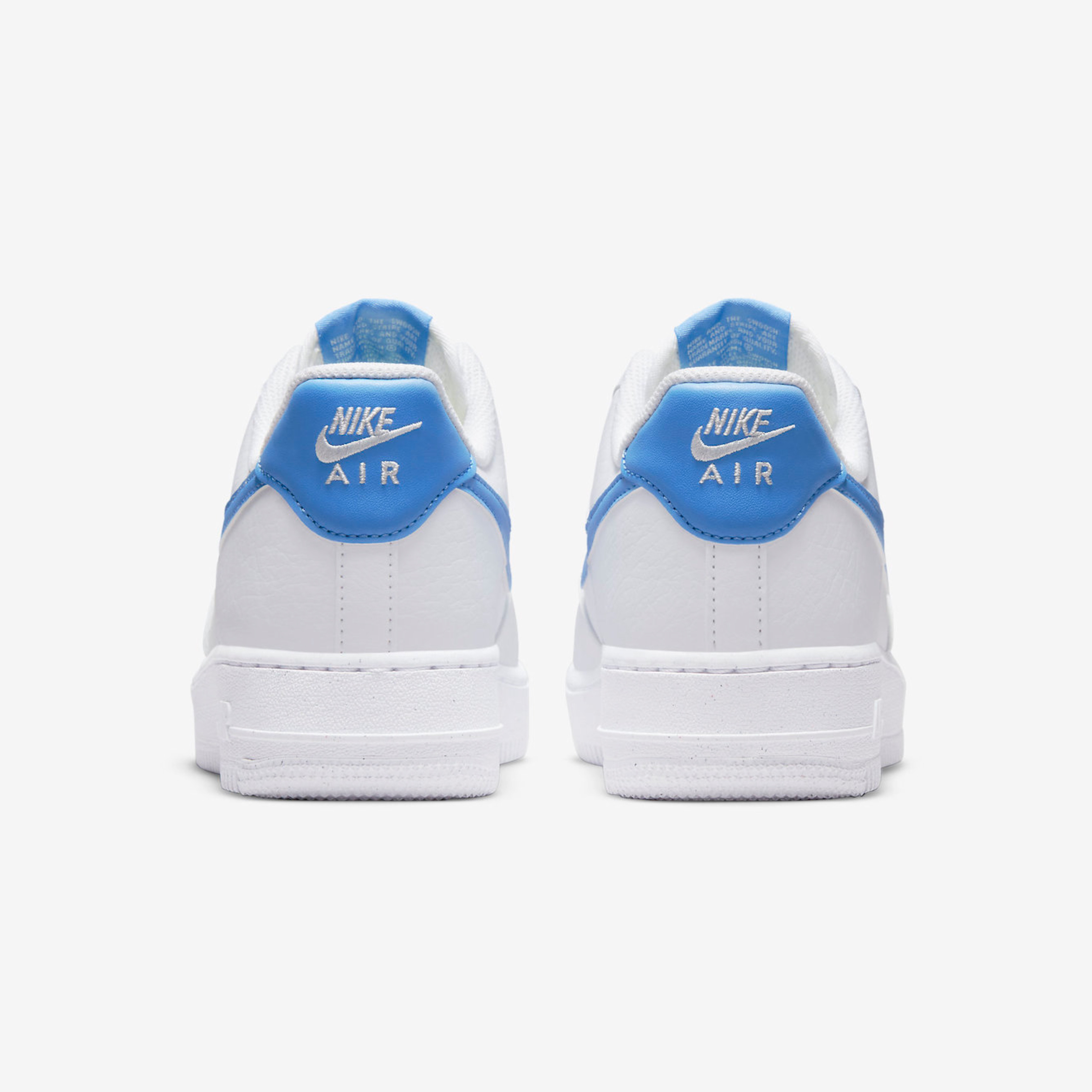 (W) Nike Air Force 1 '07 Next Nature White University Blue 착용 스타일 - 5