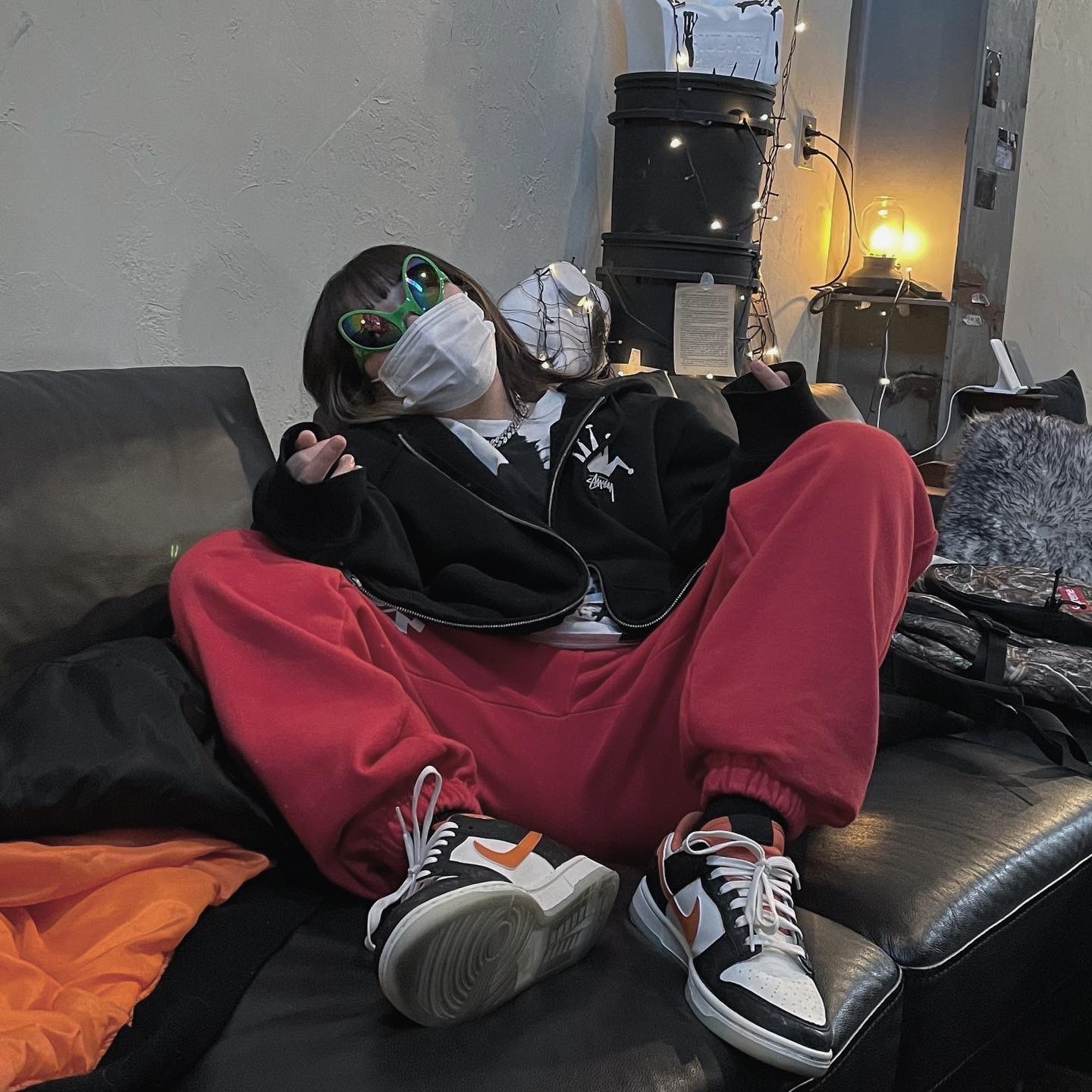 Nike Dunk Low Retro PRM Halloween 착용 스타일 - 2