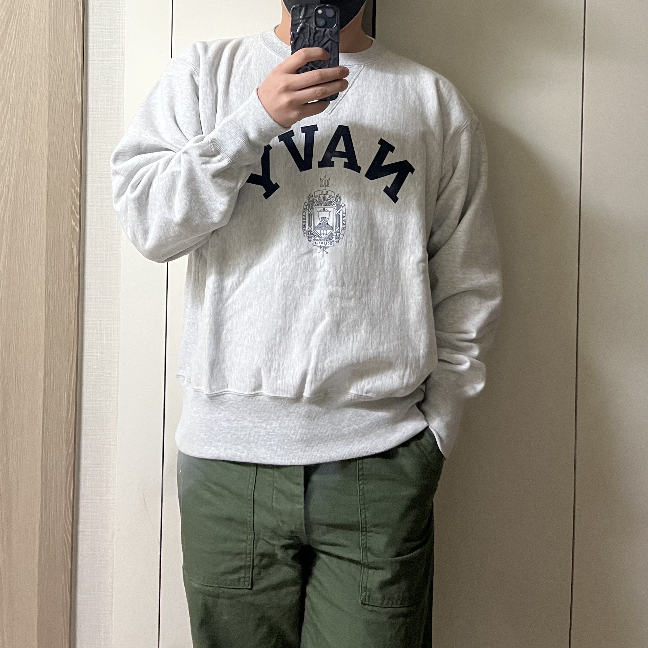 Orslow 5002 US Army Fatigue Pants Green 착용 스타일