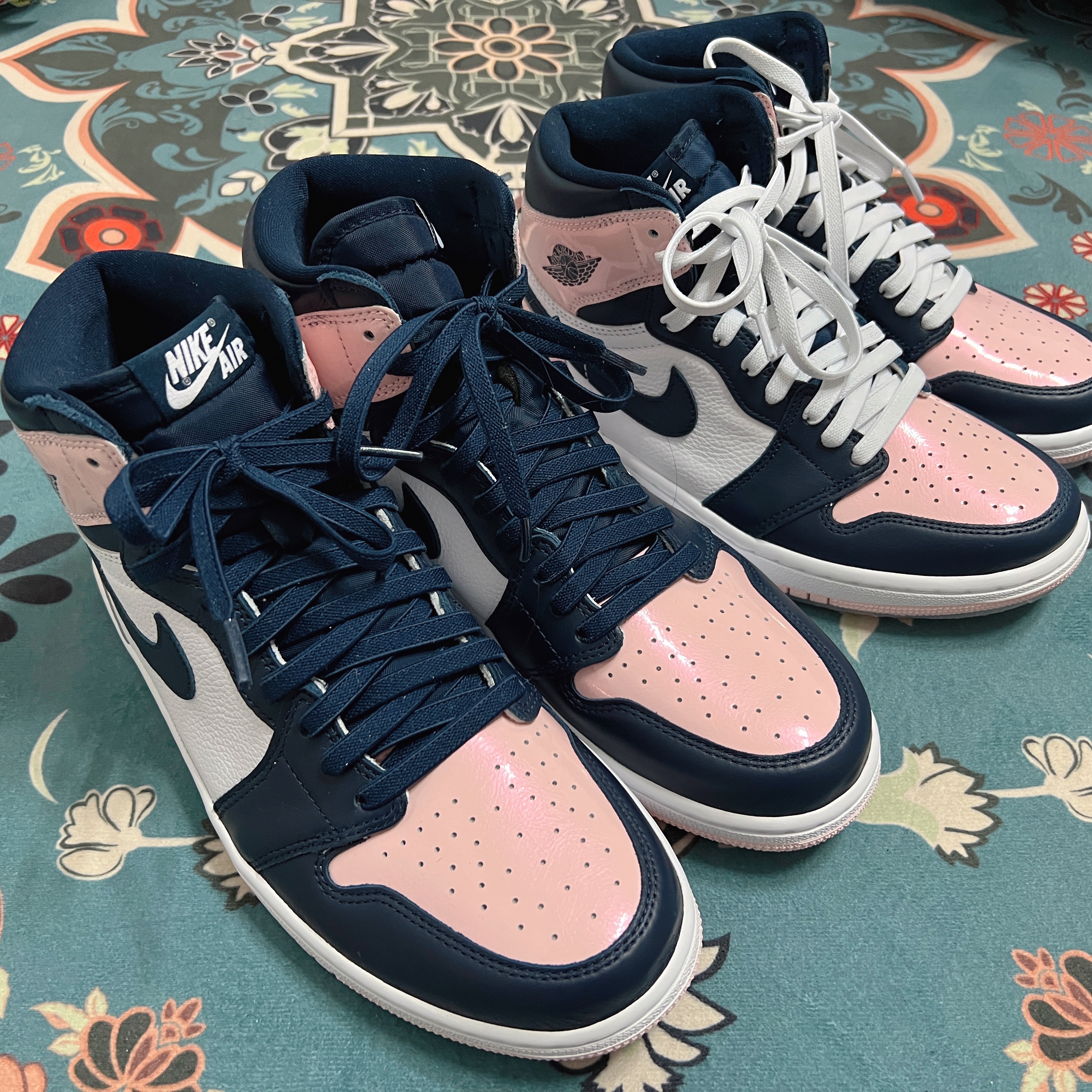 (W) Jordan 1 Retro High OG Atmosphere 착용 스타일 - 3