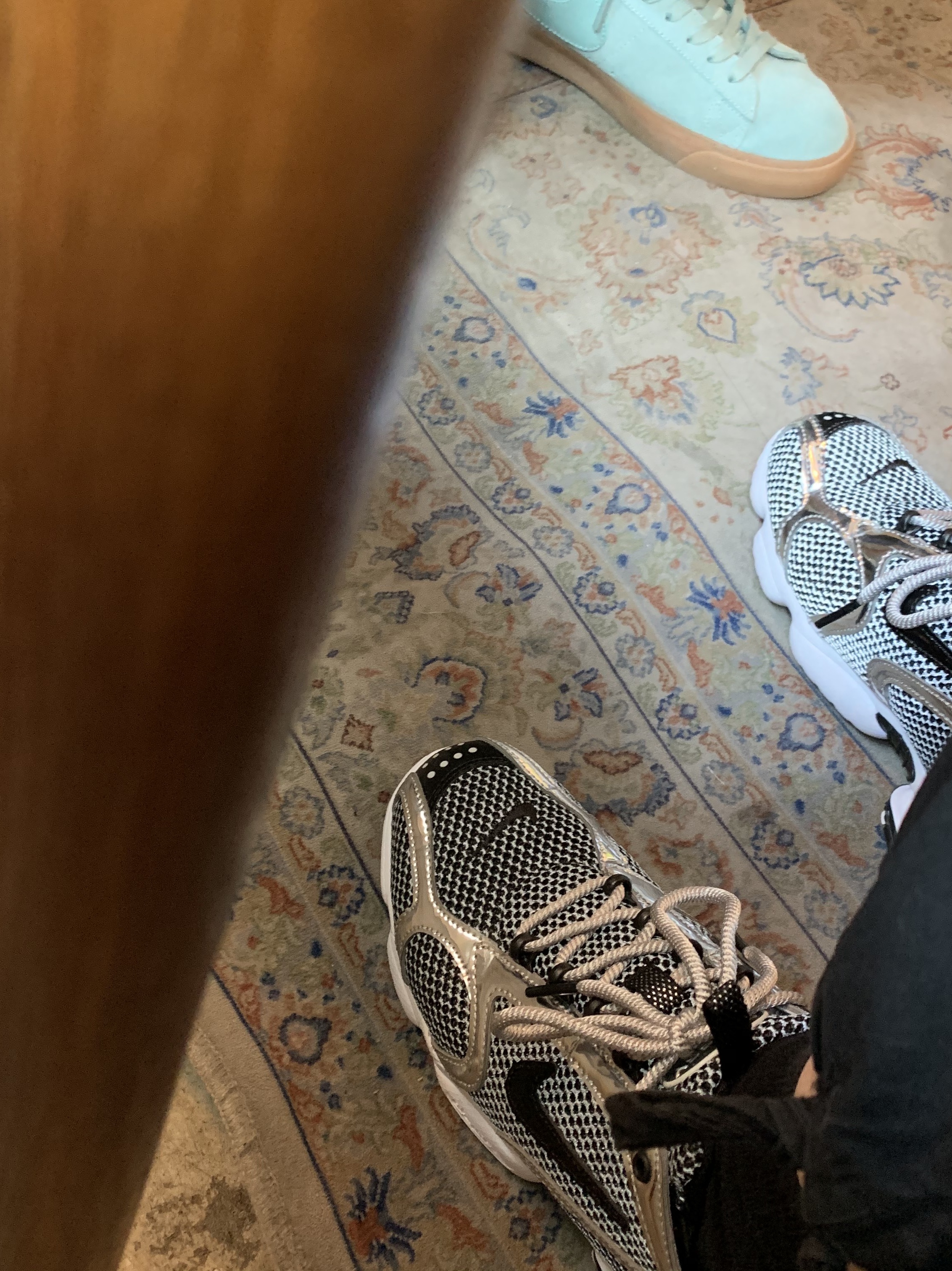 Nike x Stussy Air Zoom Spiridon Cage 2 Pure Platinum 착용 스타일 - 3