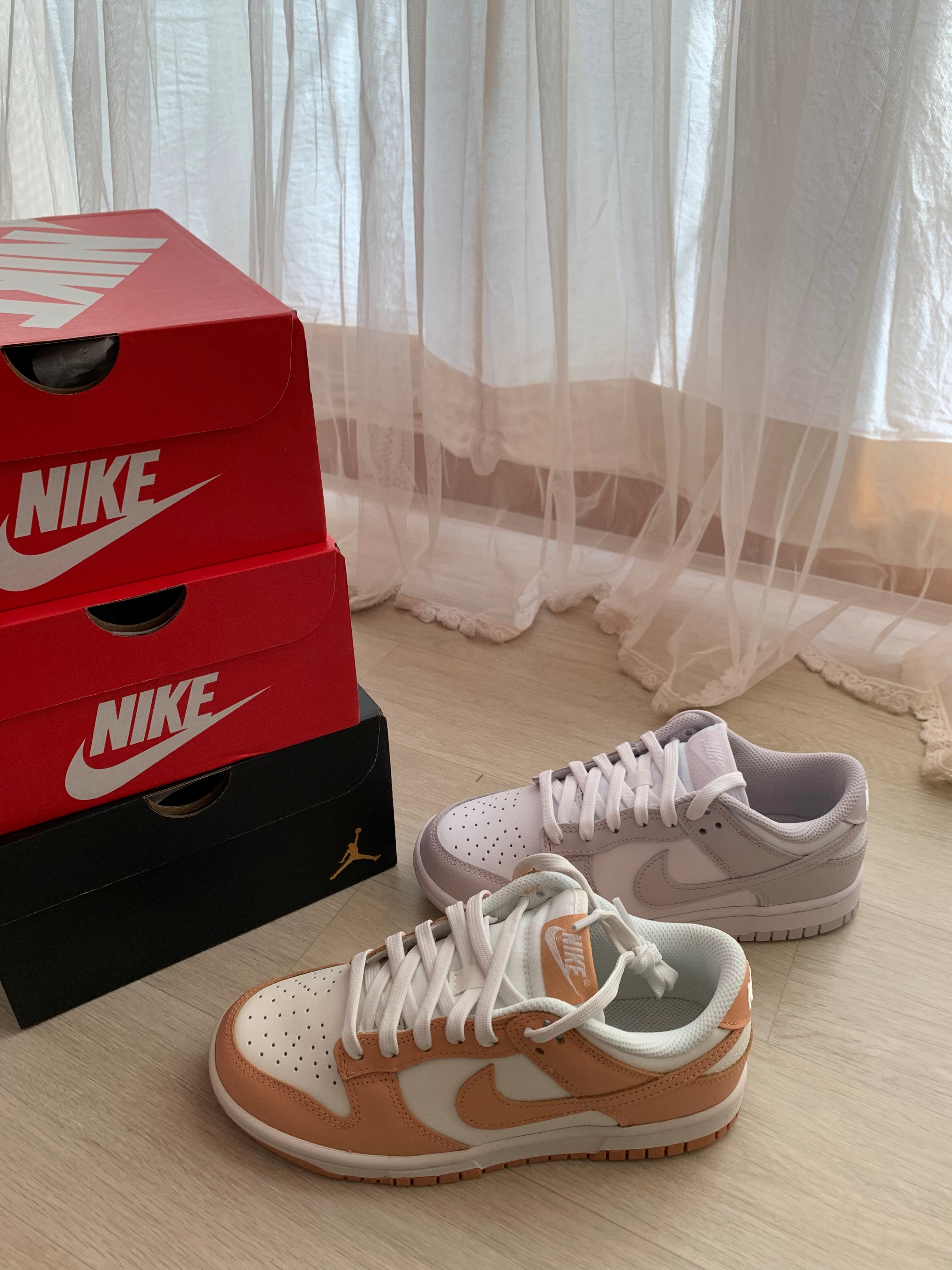 (W) Nike Dunk Low Harvest Moon, (W) Nike Dunk Low Venice 착용 스타일
