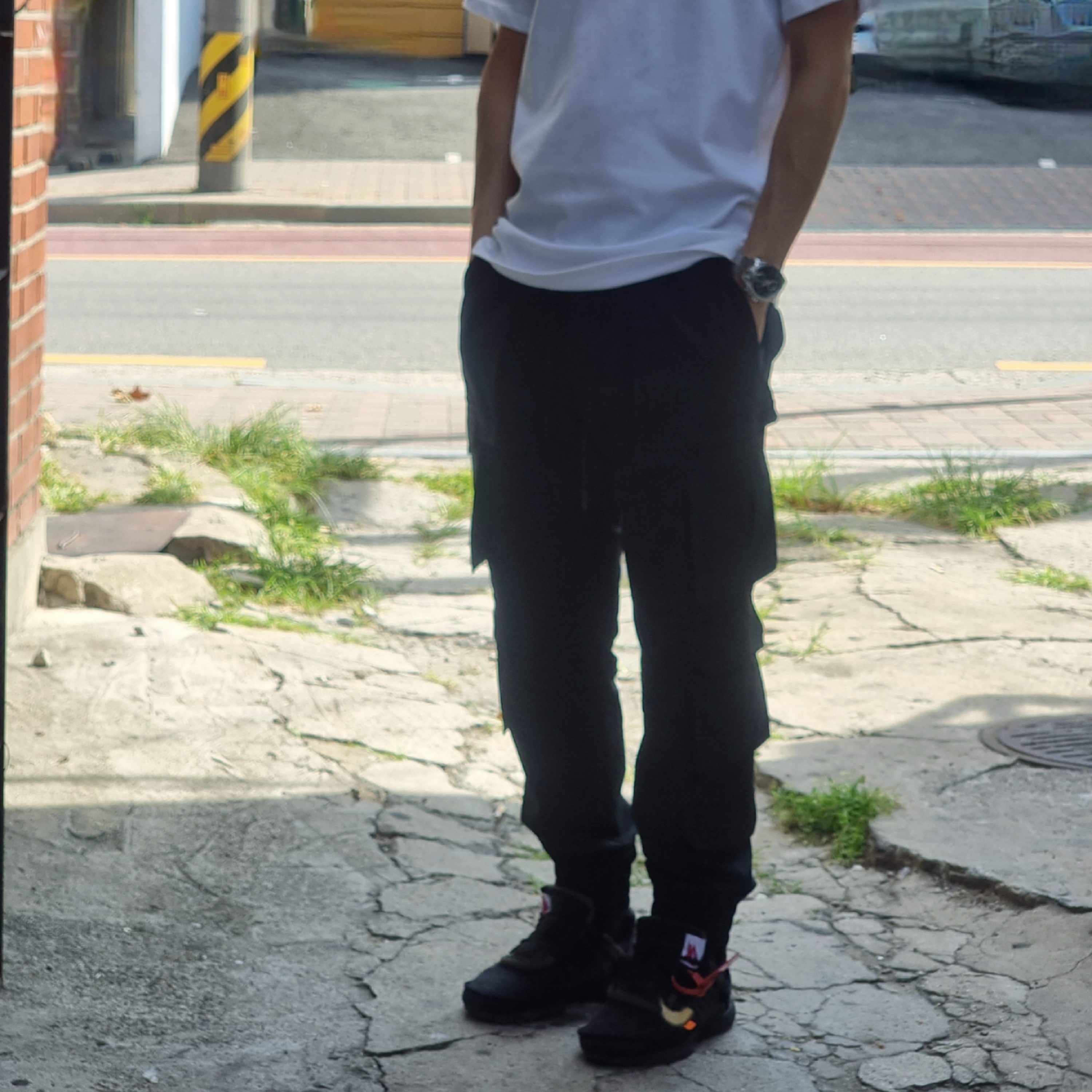 Nike x Off-White Air Presto Black 착용 스타일
