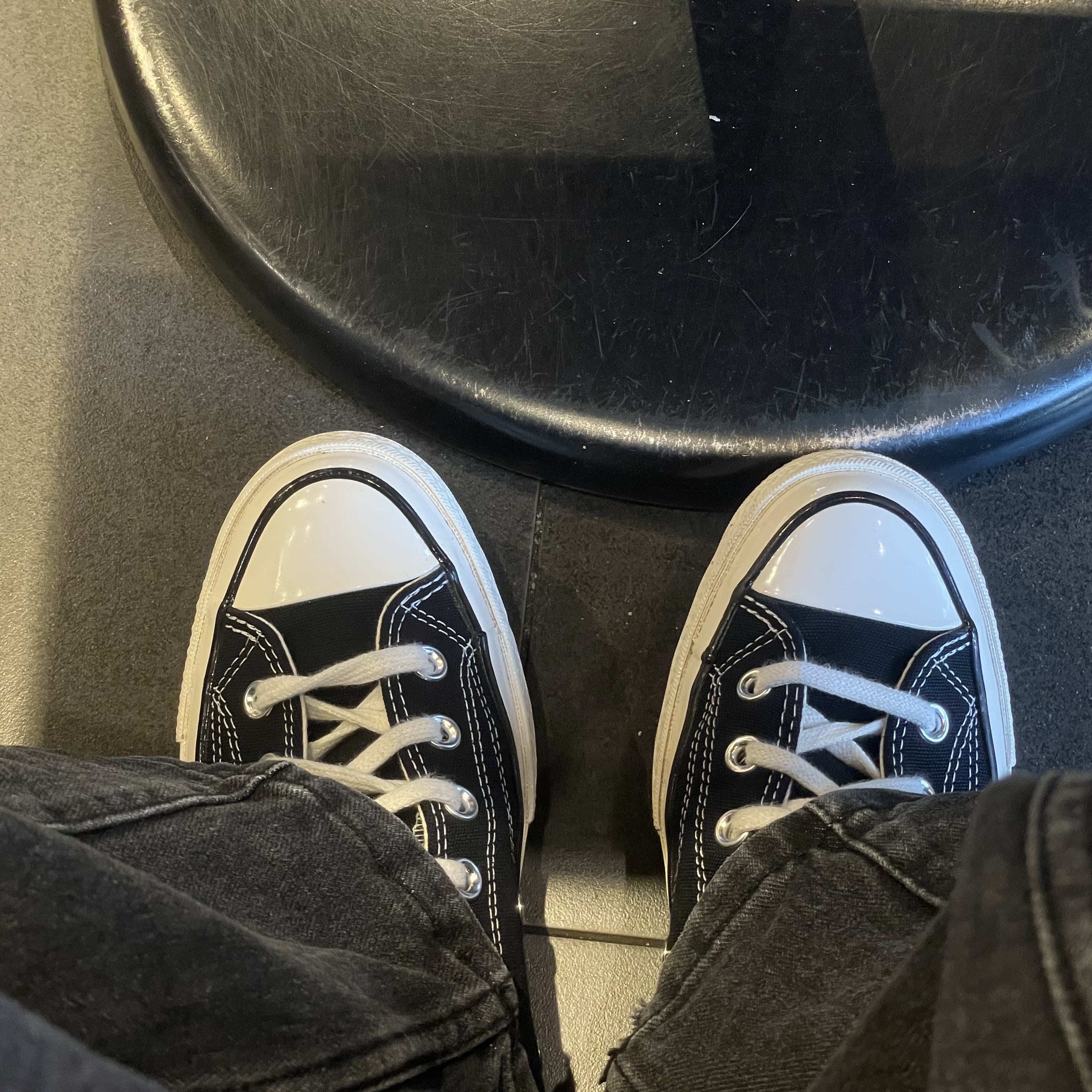 Converse Chuck 70 Ox Black - Standard 착용 스타일 - 1