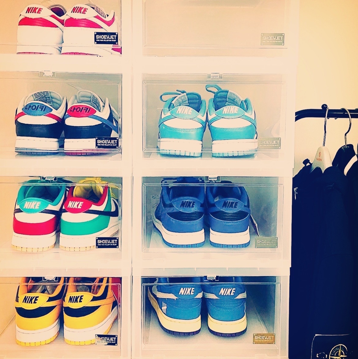 Nike Dunk Low Retro Championship Goldenrod 착용 스타일