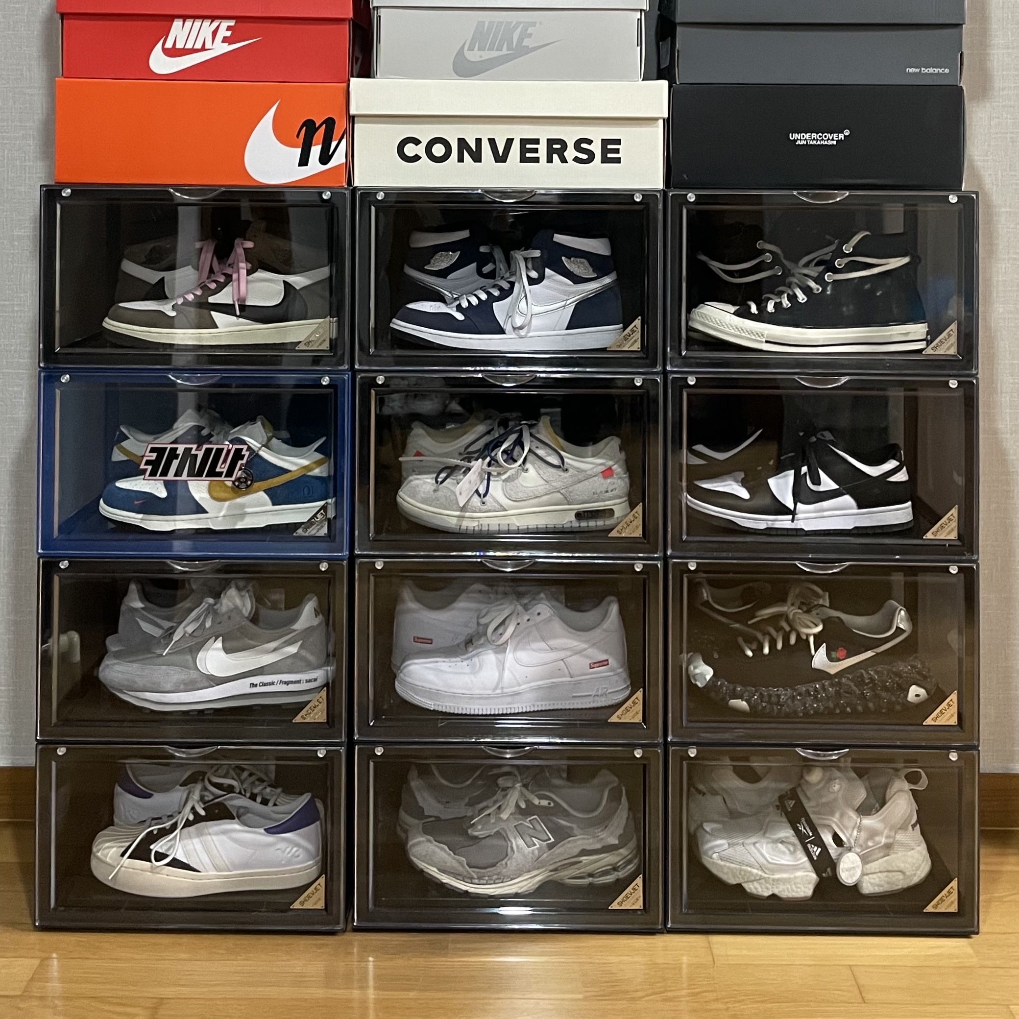 Jordan 1 x Travis Scott Retro High OG SP Mocha, Jordan 1 Retro High OG CO.JP Midnight Navy 착용 스타일