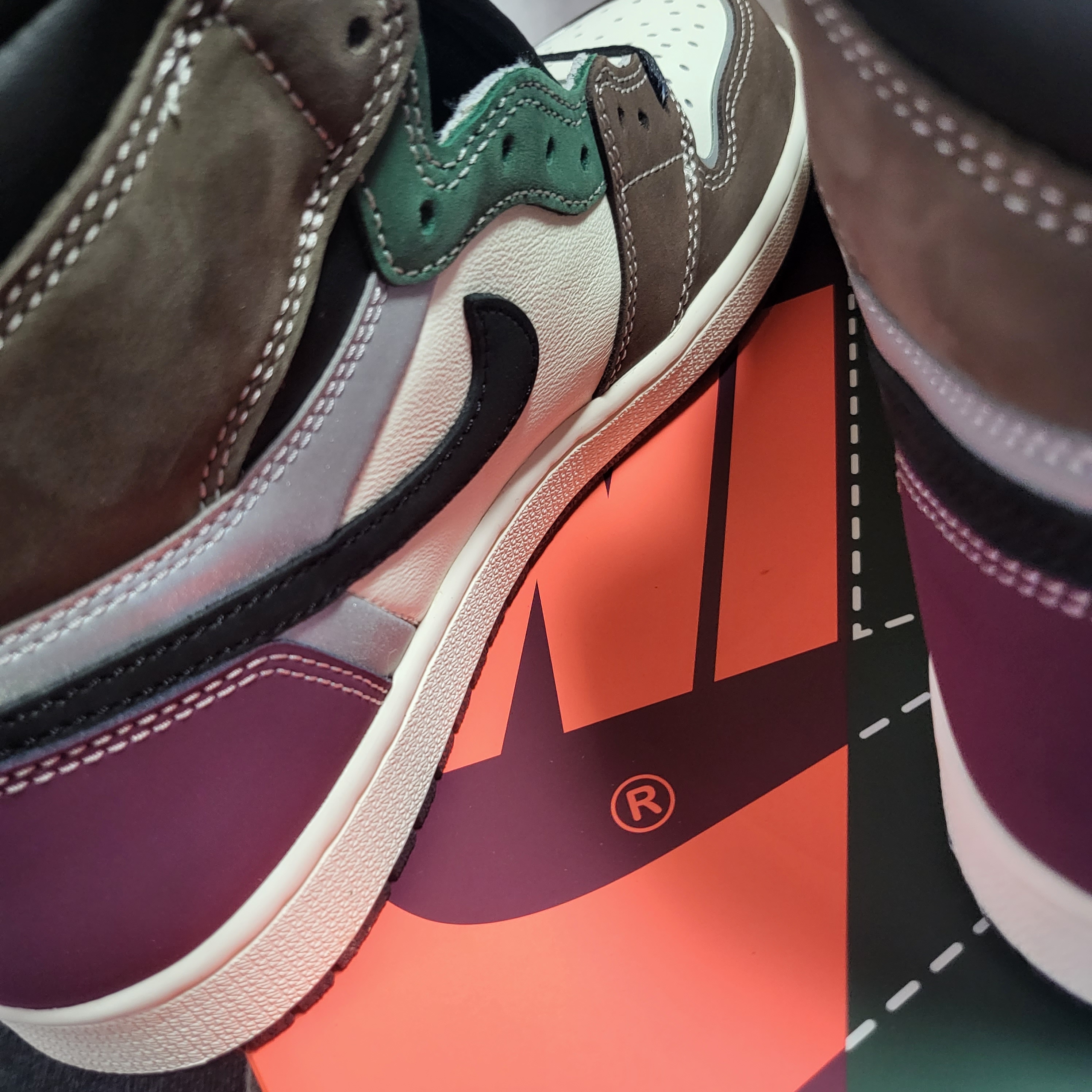 Jordan 1 Retro High OG Craft 착용 스타일 - 3